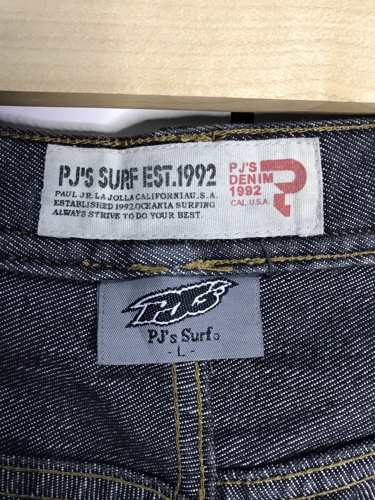Vintage Pj’s Surf Cargo Multi Pocket Baggy loose fit Denim