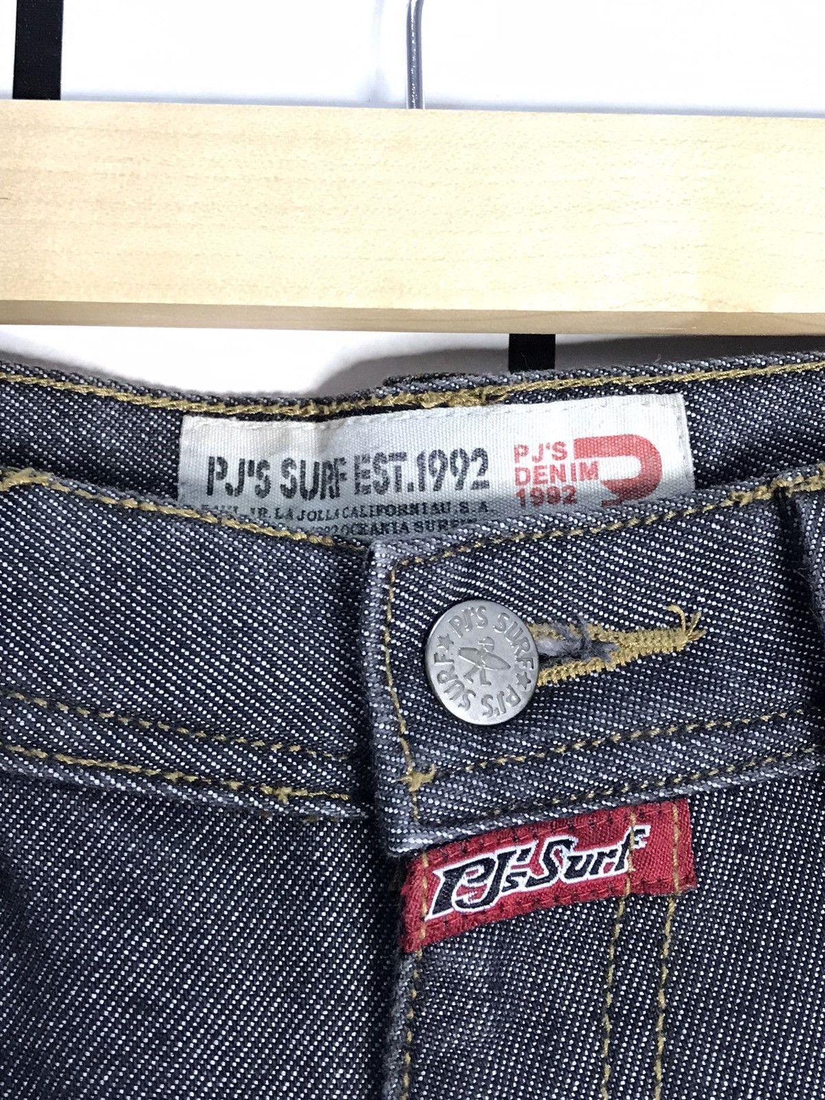 Vintage Pj’s Surf Cargo Multi Pocket Baggy loose fit Denim