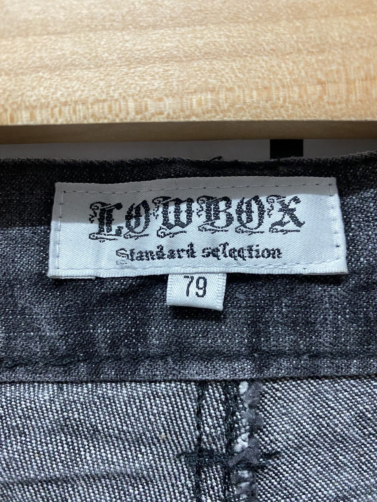 Designer × Japanese Brand LowBoX Japan Cargo Multi Pocket Cropped Denim Pants Size US 32 / EU 48 - 16 Thumbnail