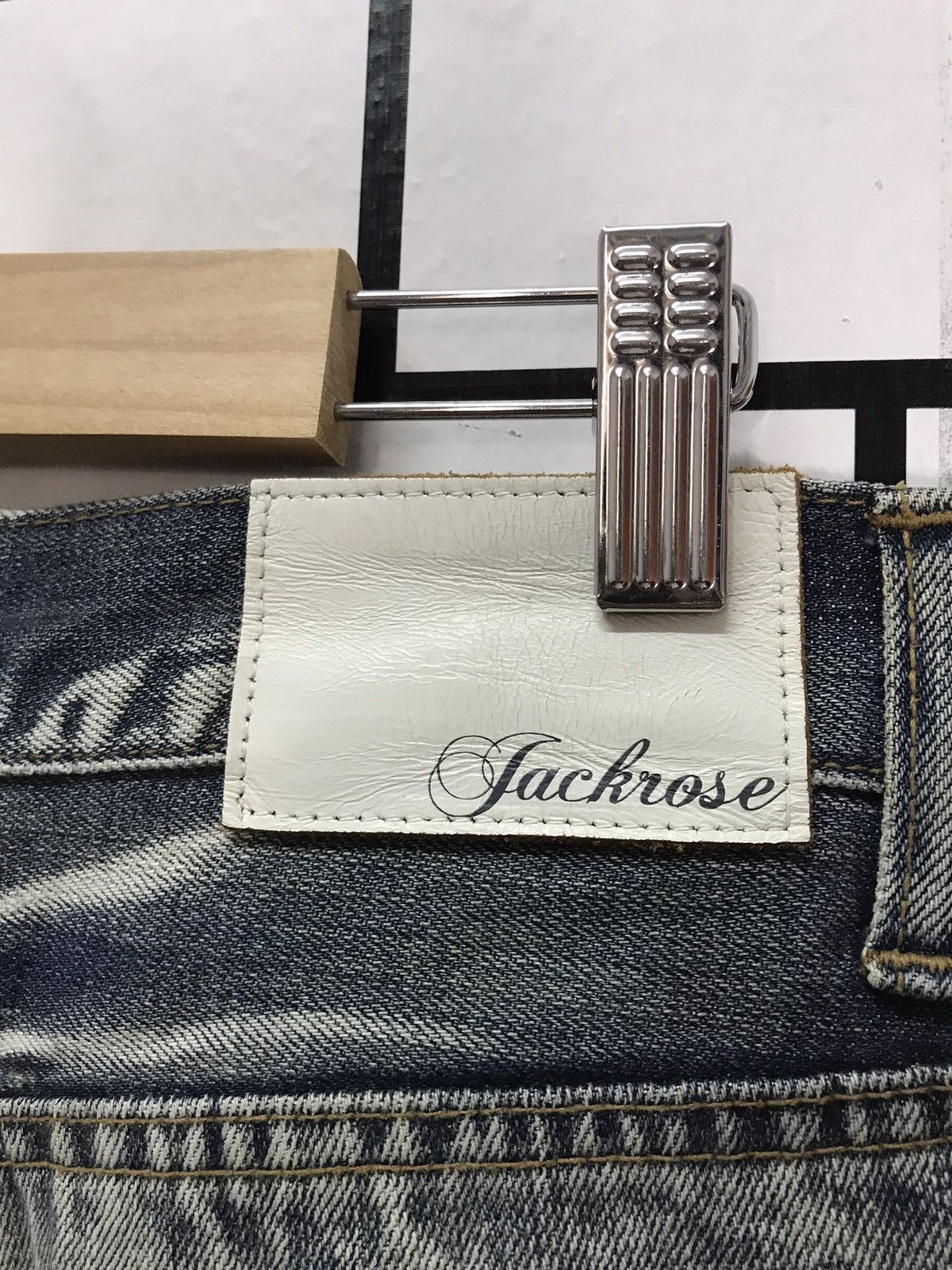 JACKROSE Jack Rose Japan distressed Slim Flare Bootcut Denim Size US 31 - 18 Thumbnail