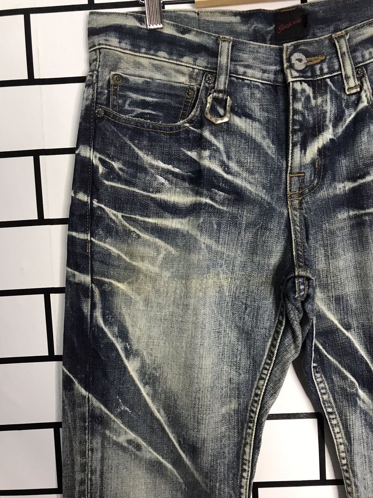 JACKROSE Jack Rose Japan distressed Slim Flare Bootcut Denim Size US 31 - 7 Thumbnail