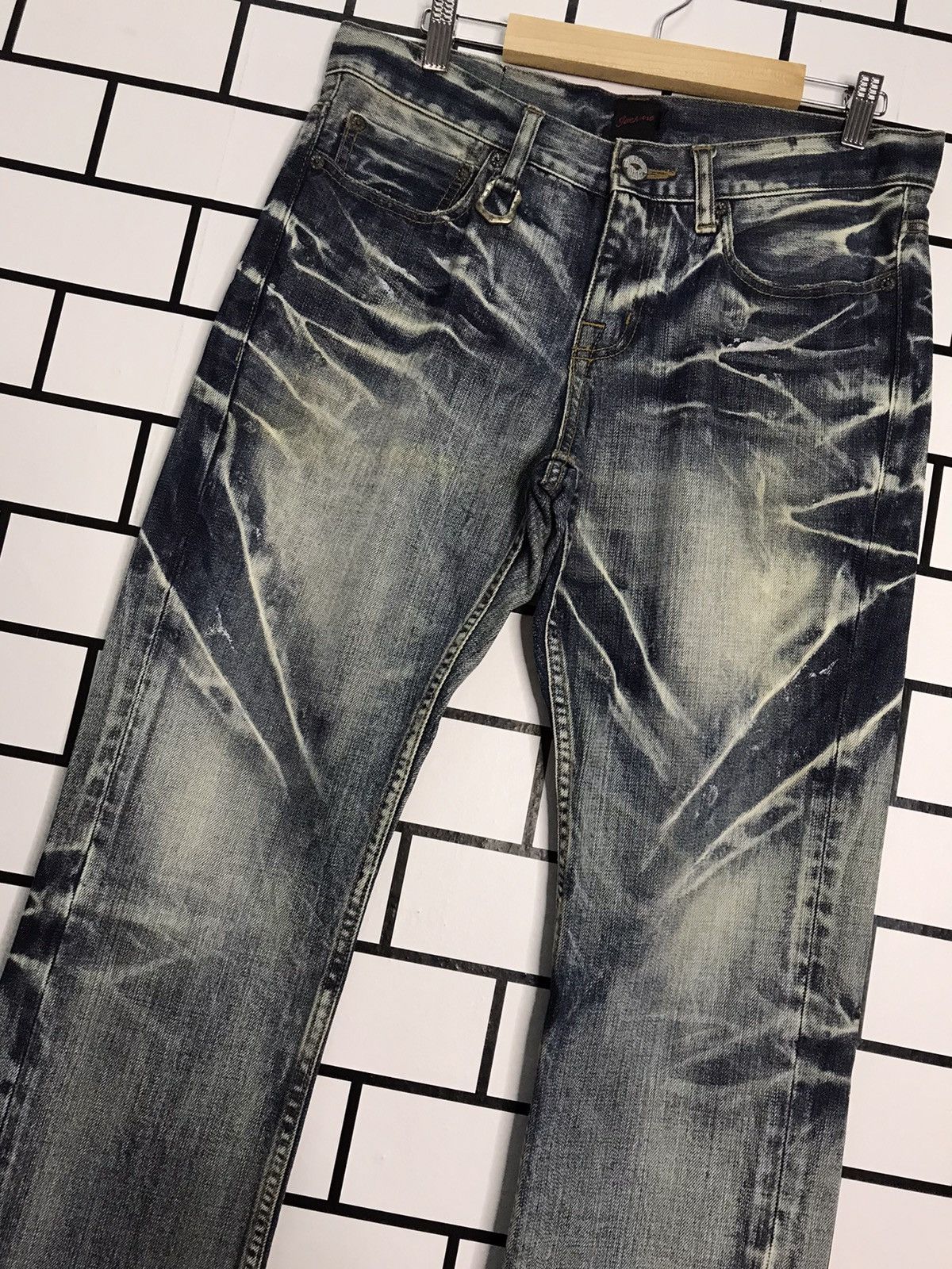JACKROSE Jack Rose Japan distressed Slim Flare Bootcut Denim Size US 31 - 6 Thumbnail