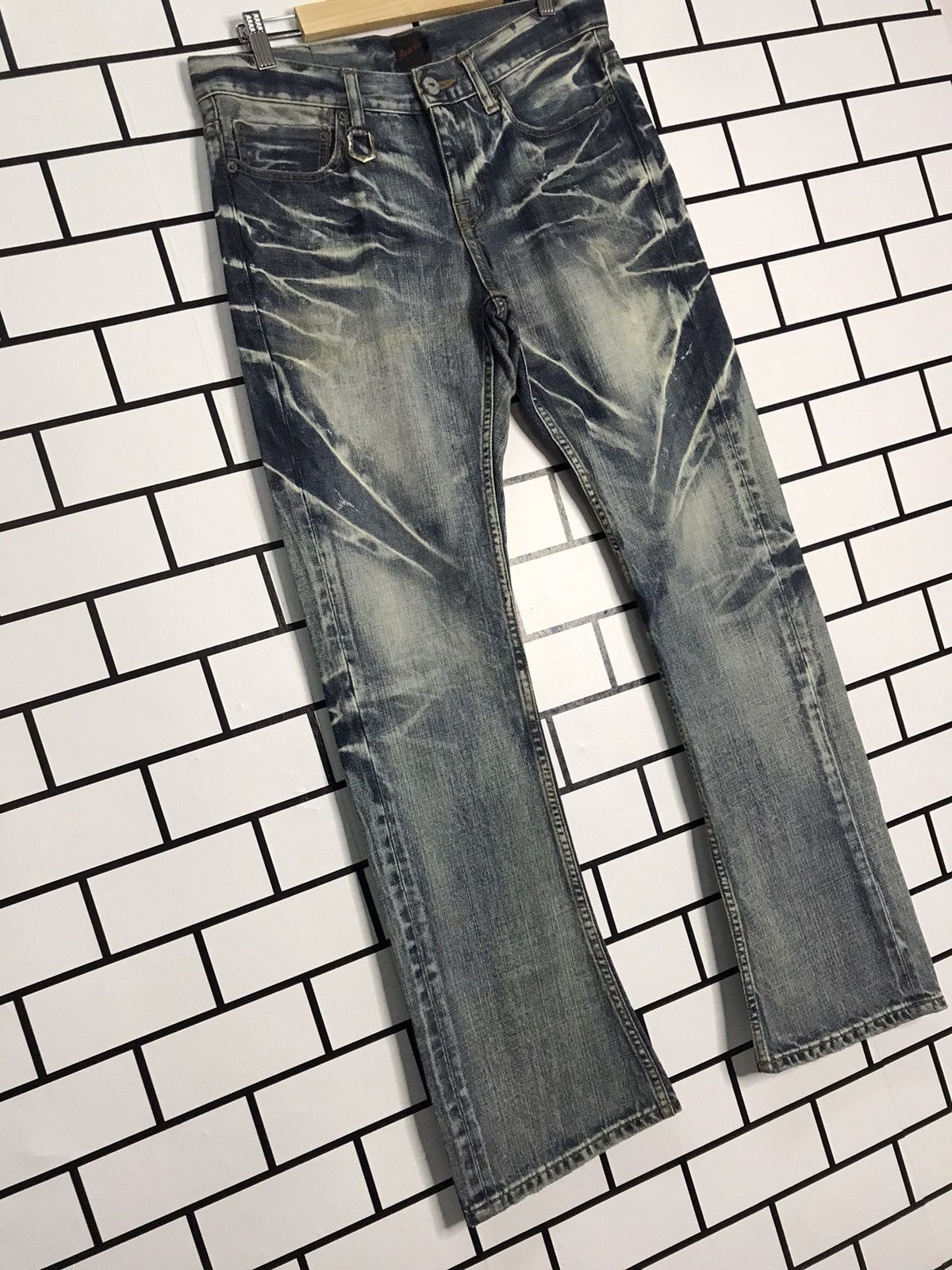 JACKROSE Jack Rose Japan distressed Slim Flare Bootcut Denim Size US 31 - 3 Thumbnail
