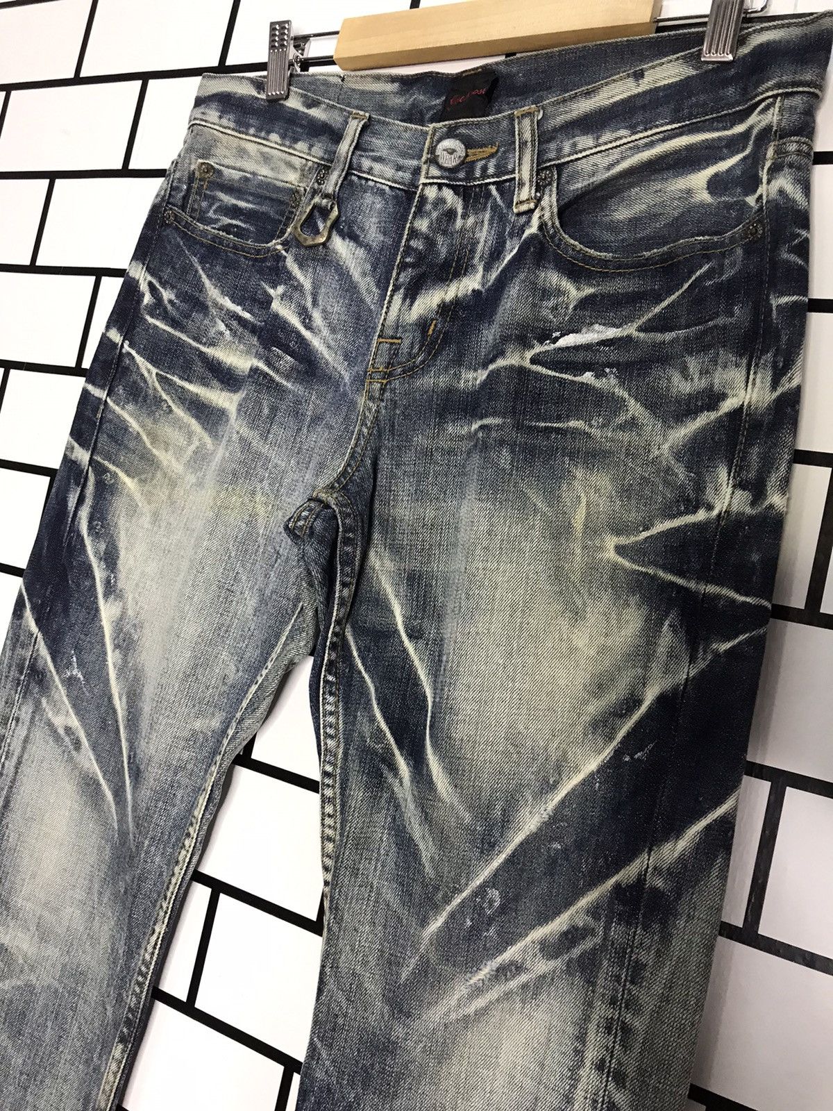 JACKROSE Jack Rose Japan distressed Slim Flare Bootcut Denim Size US 31 - 8 Thumbnail
