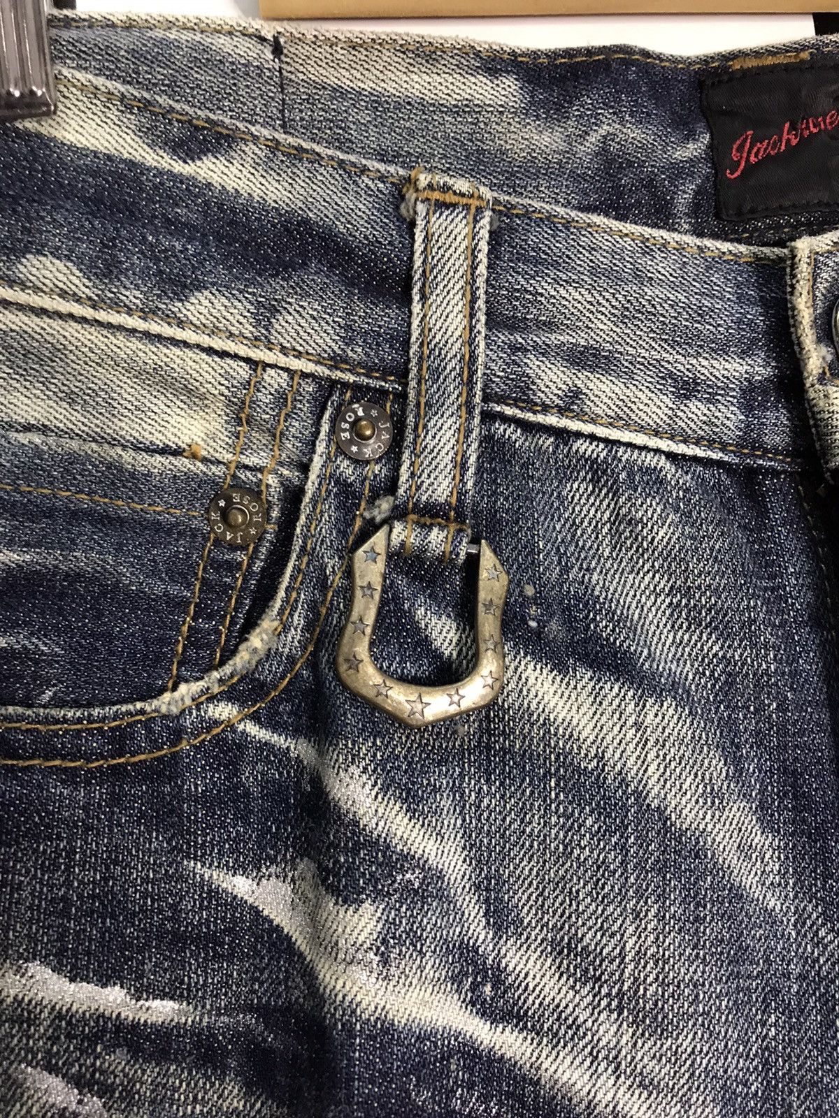 JACKROSE Jack Rose Japan distressed Slim Flare Bootcut Denim Size US 31 - 16 Thumbnail