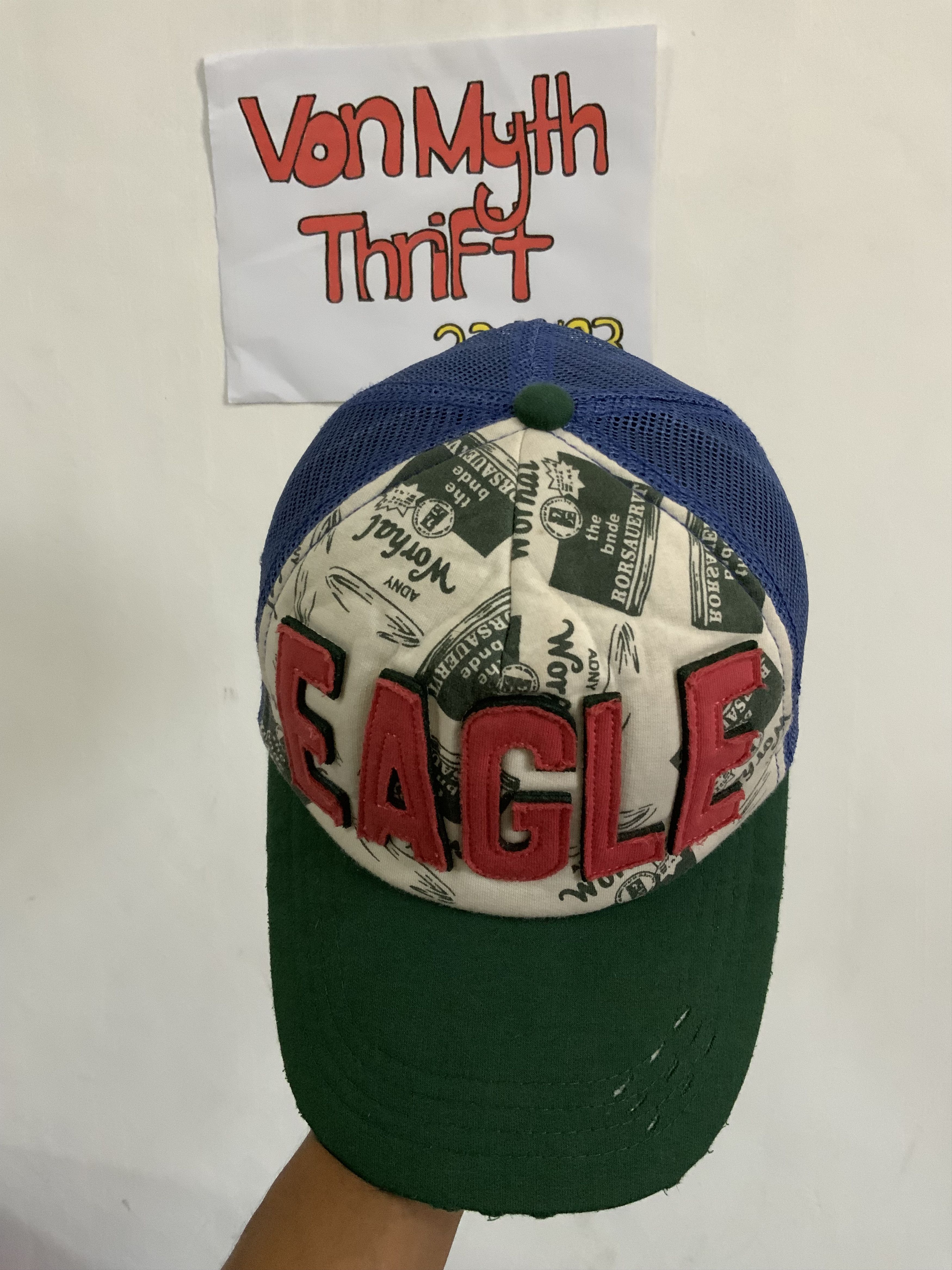 Japanese Brand Andy Warhol Eagle Trucker Hat Size ONE SIZE - 7 Thumbnail