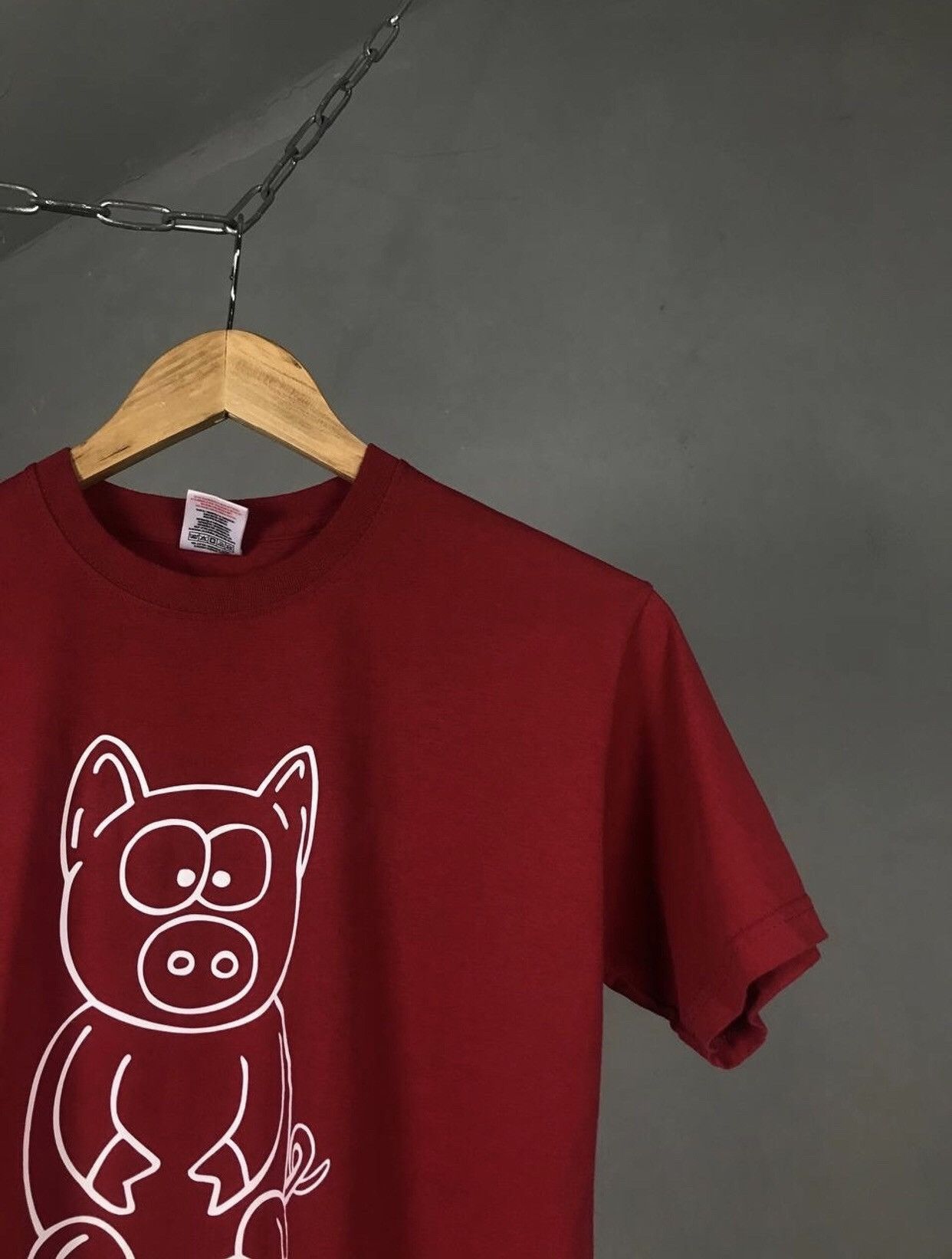 Vintage Bacon is Evil vintage streetwear animal humor tee Size US S / EU 44-46 / 1 - 2 Thumbnail