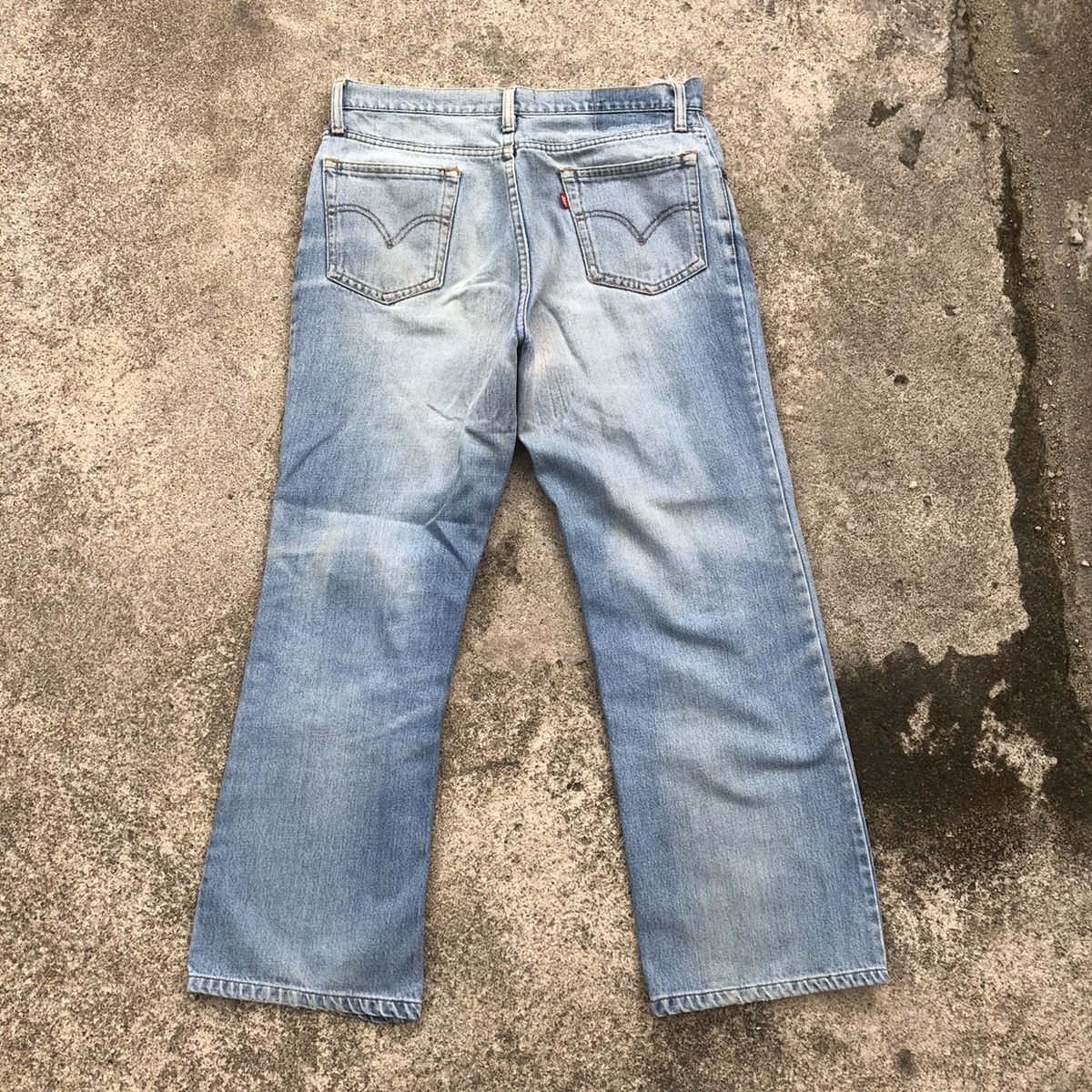 Levi's × Vintage 🔥Rare🔥Vintage Levis Stoned Wash Rips Distress Denim Jeans Size US 31 - 4 Thumbnail
