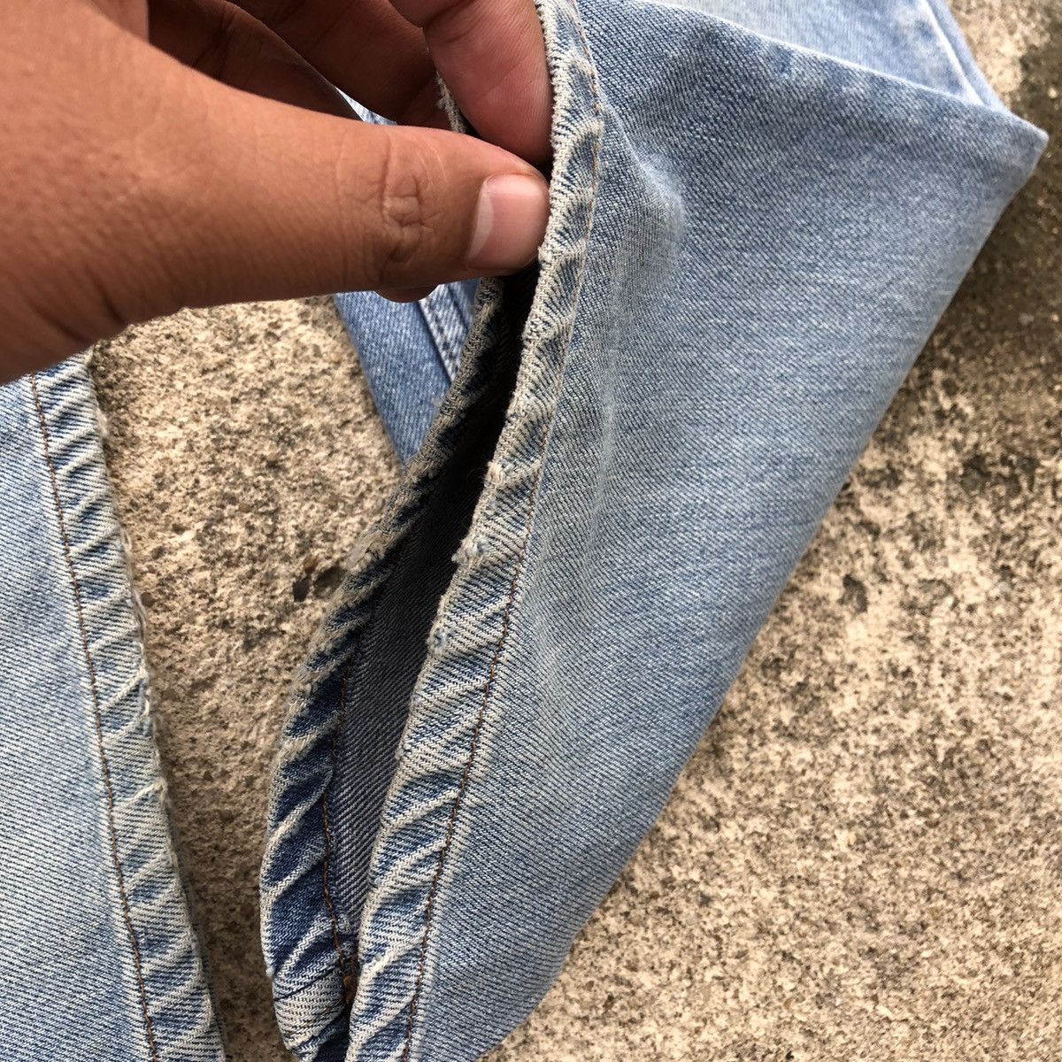Levi's × Vintage 🔥Rare🔥Vintage Levis Stoned Wash Rips Distress Denim Jeans Size US 31 - 8 Thumbnail
