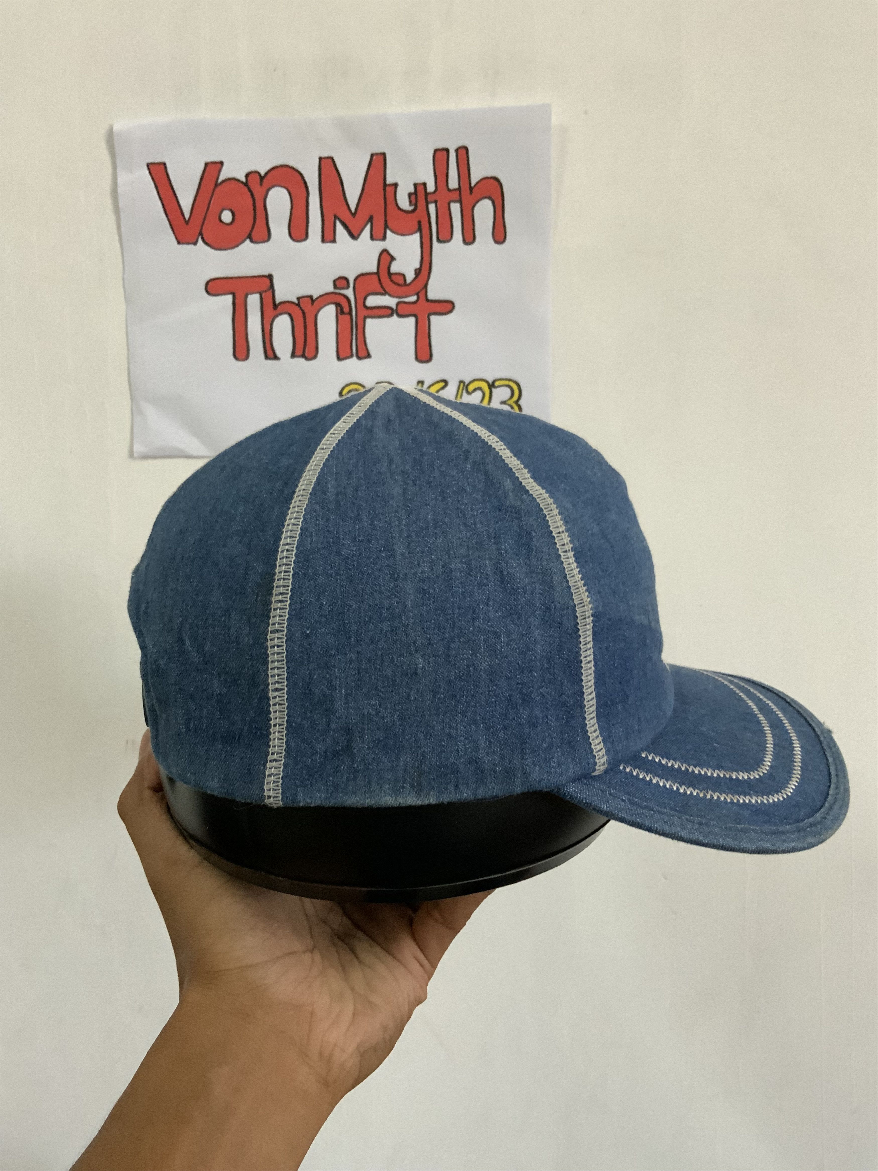 Denime Indigo Denim Japan Hat Size ONE SIZE - 4 Thumbnail