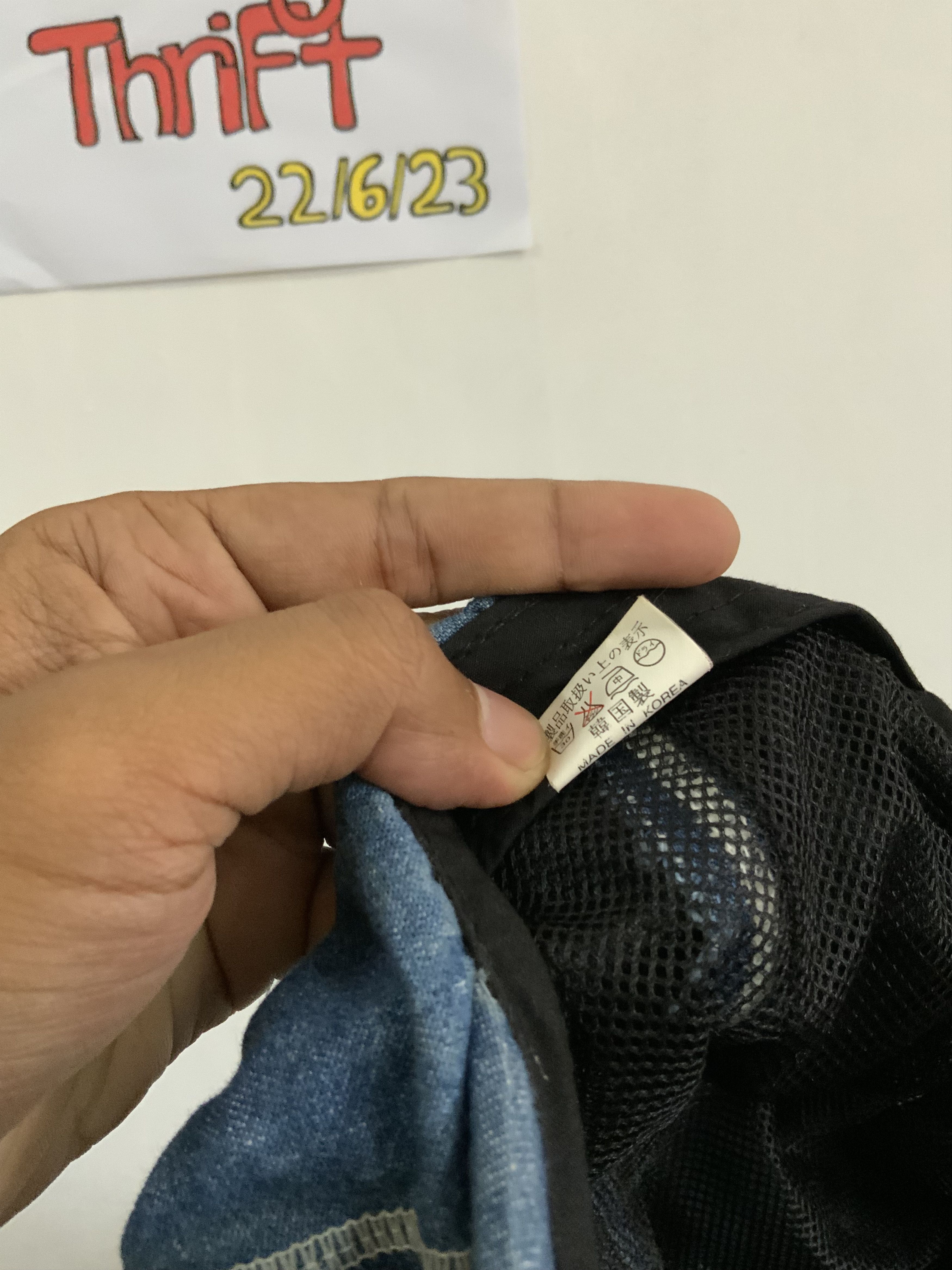 Denime Indigo Denim Japan Hat Size ONE SIZE - 14 Thumbnail
