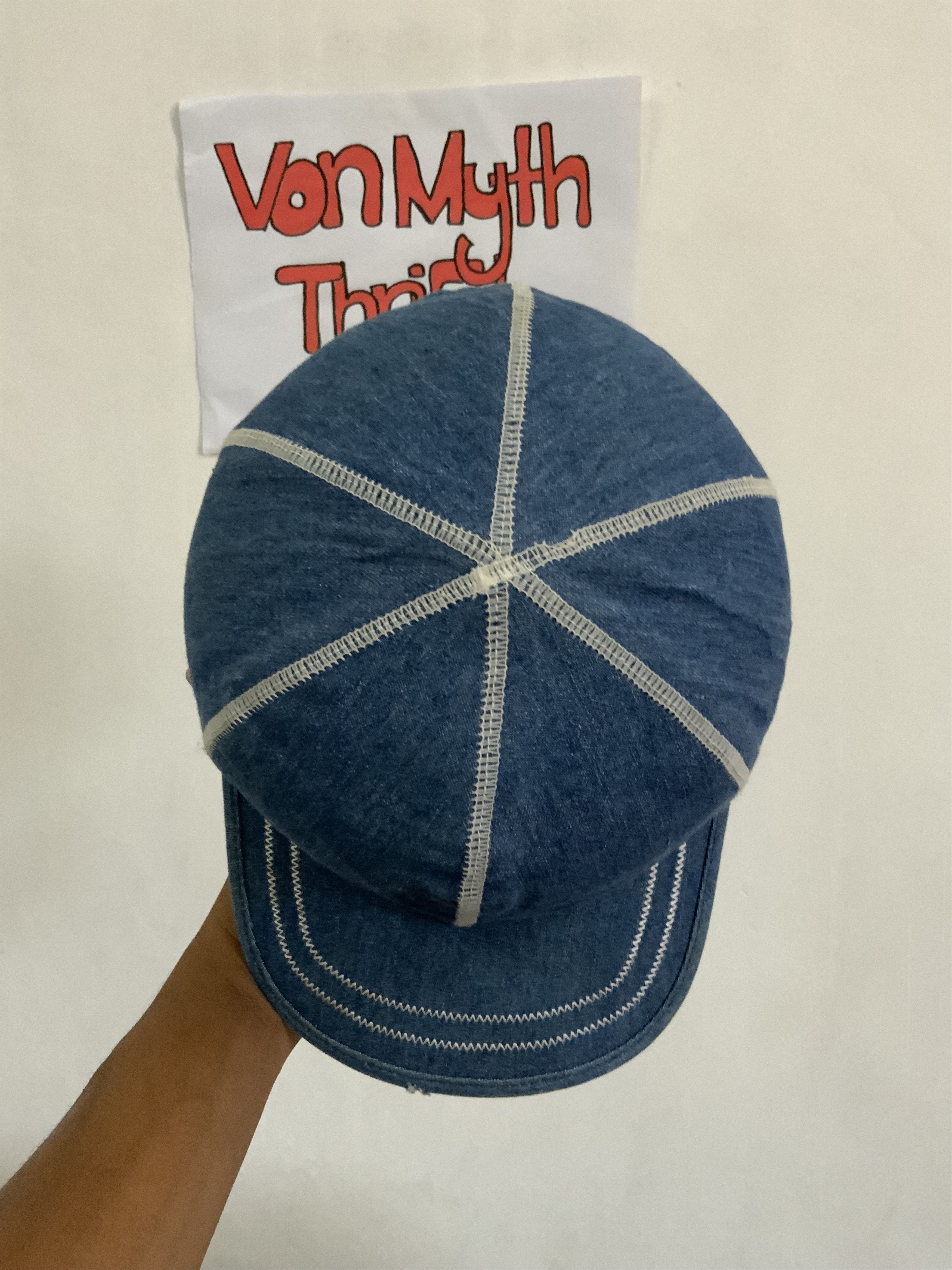 Denime Indigo Denim Japan Hat Size ONE SIZE - 6 Thumbnail