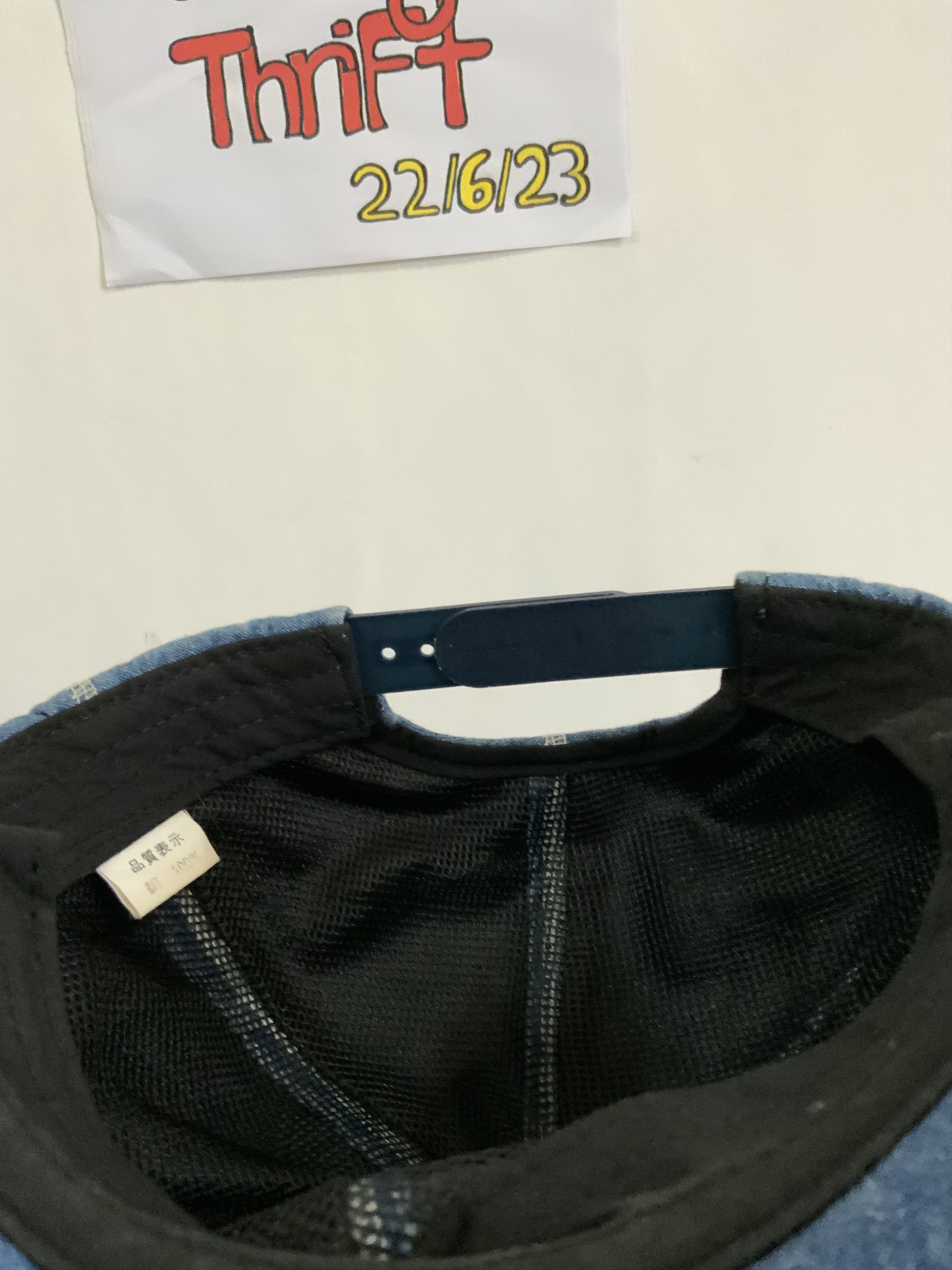 Denime Indigo Denim Japan Hat Size ONE SIZE - 10 Thumbnail