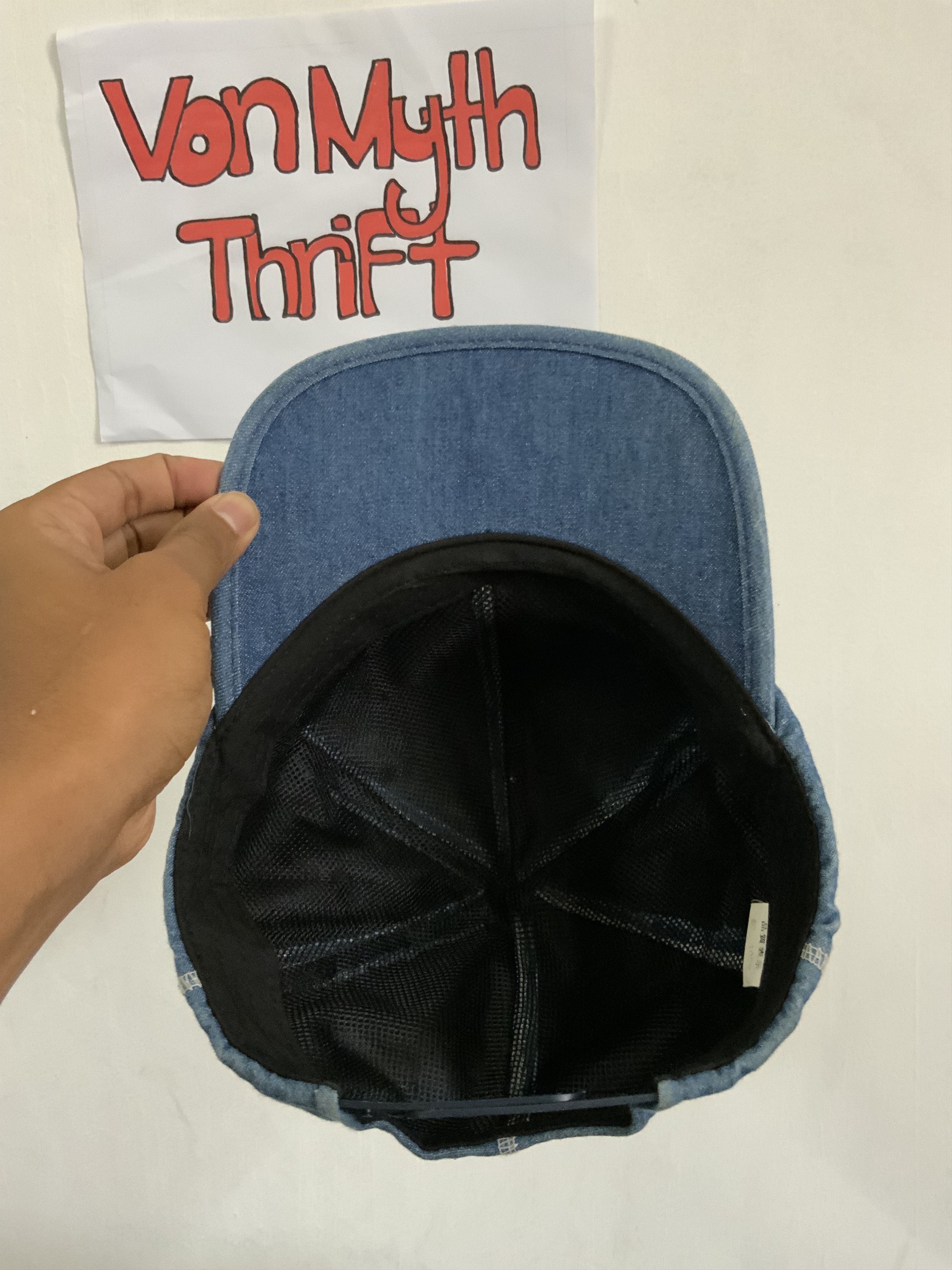Denime Indigo Denim Japan Hat Size ONE SIZE - 8 Thumbnail