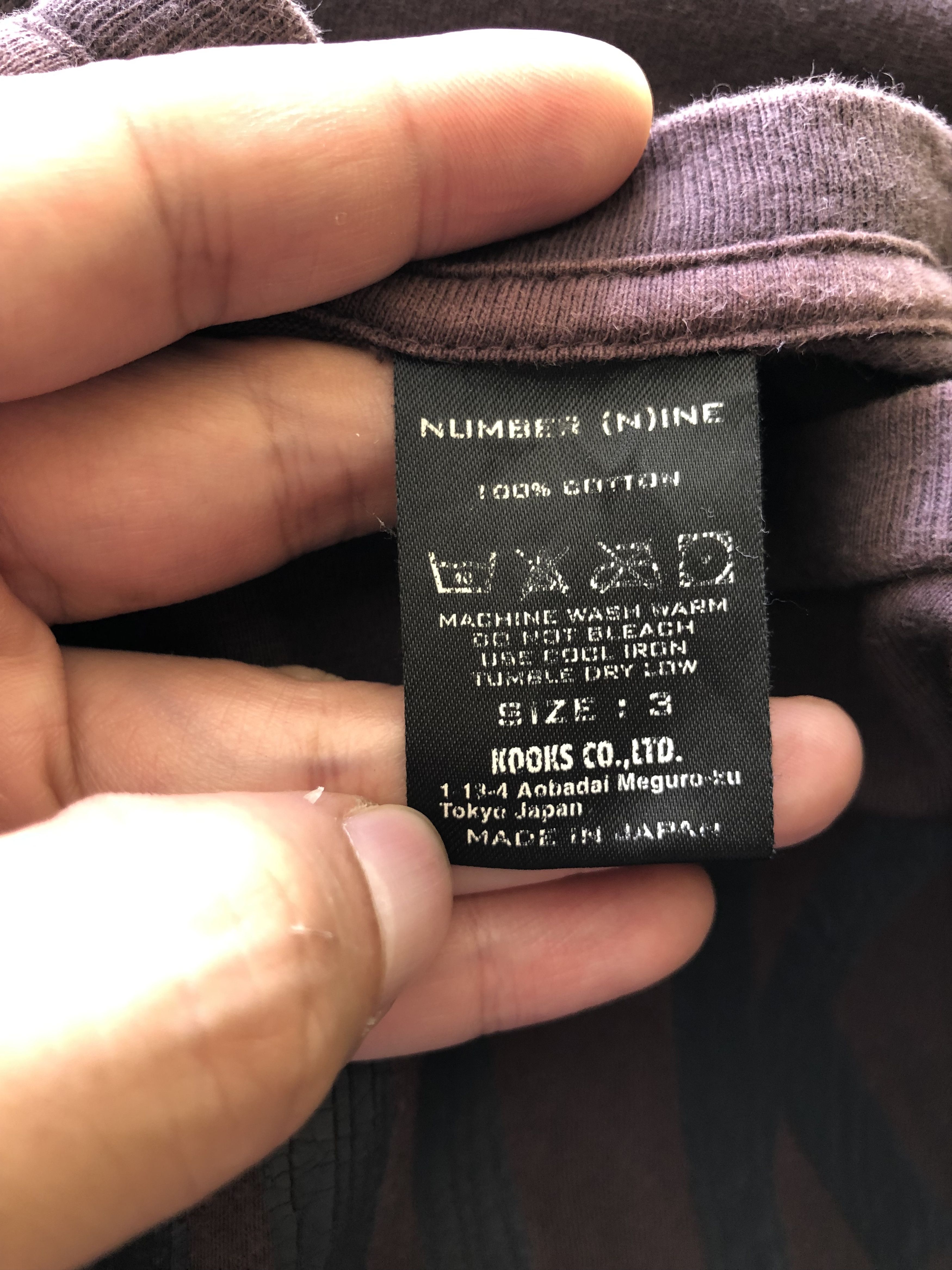 Number (N)ine SS01 NUMBER NINE MILK & COOKIES TRAVIS SCOTT Size US M / EU 48-50 / 2 - 7 Thumbnail