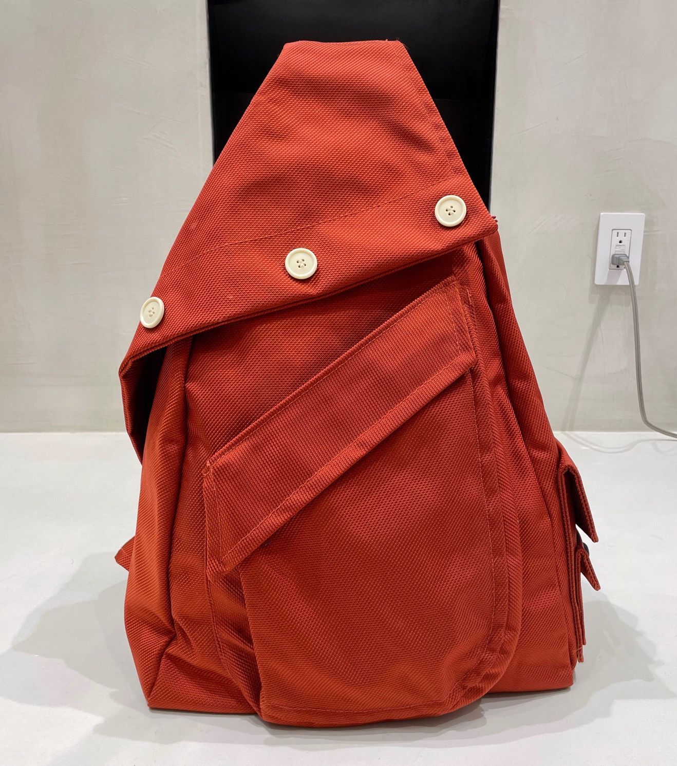 18AW RAF SIMONS x EASTPAK backpack red - tracemed.com.br