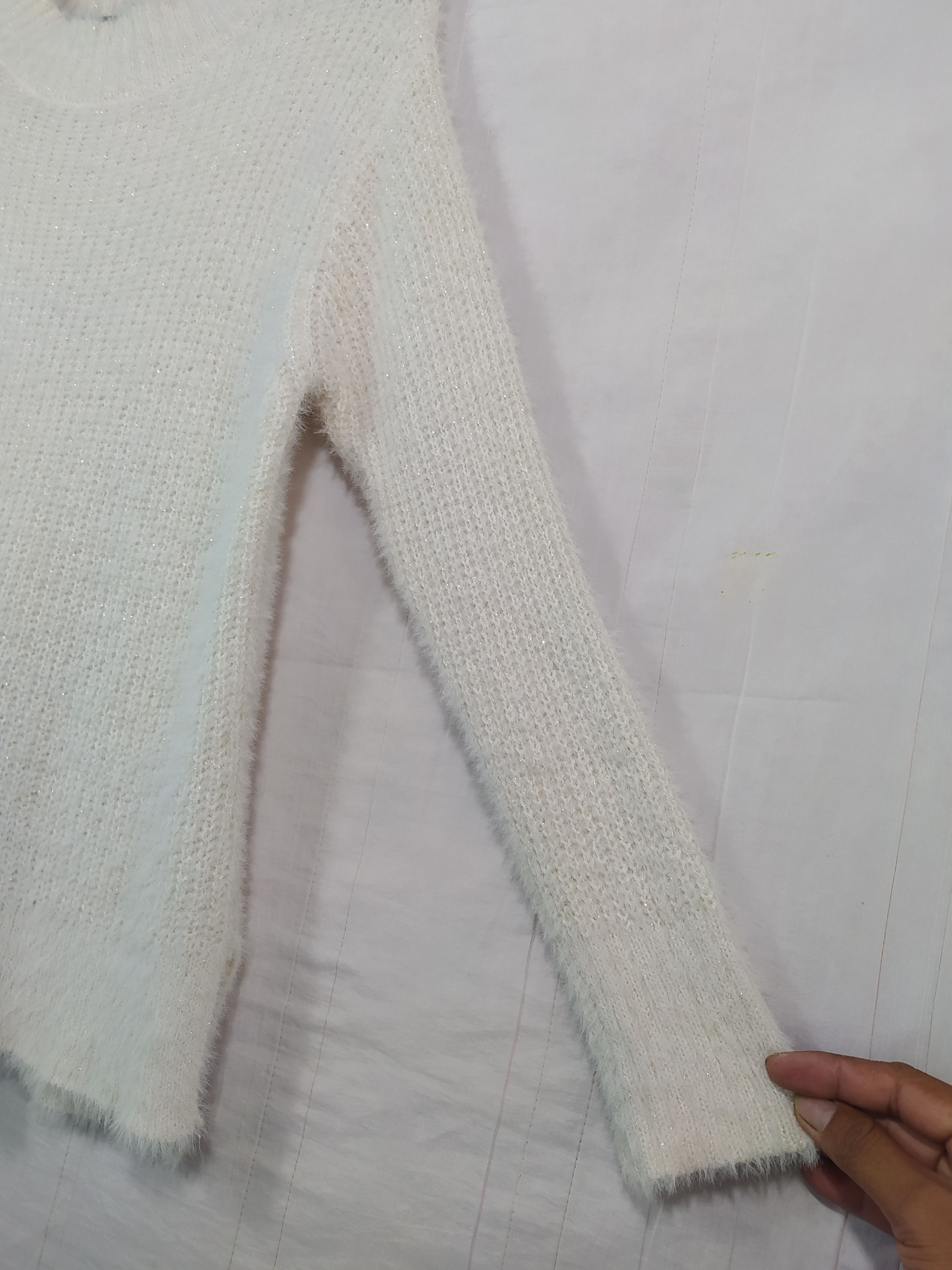 Aran Isles Knitwear × Homespun Knitwear × Japanese Brand chocol raffine knit fleece hair Size US M / EU 48-50 / 2 - 5 Thumbnail