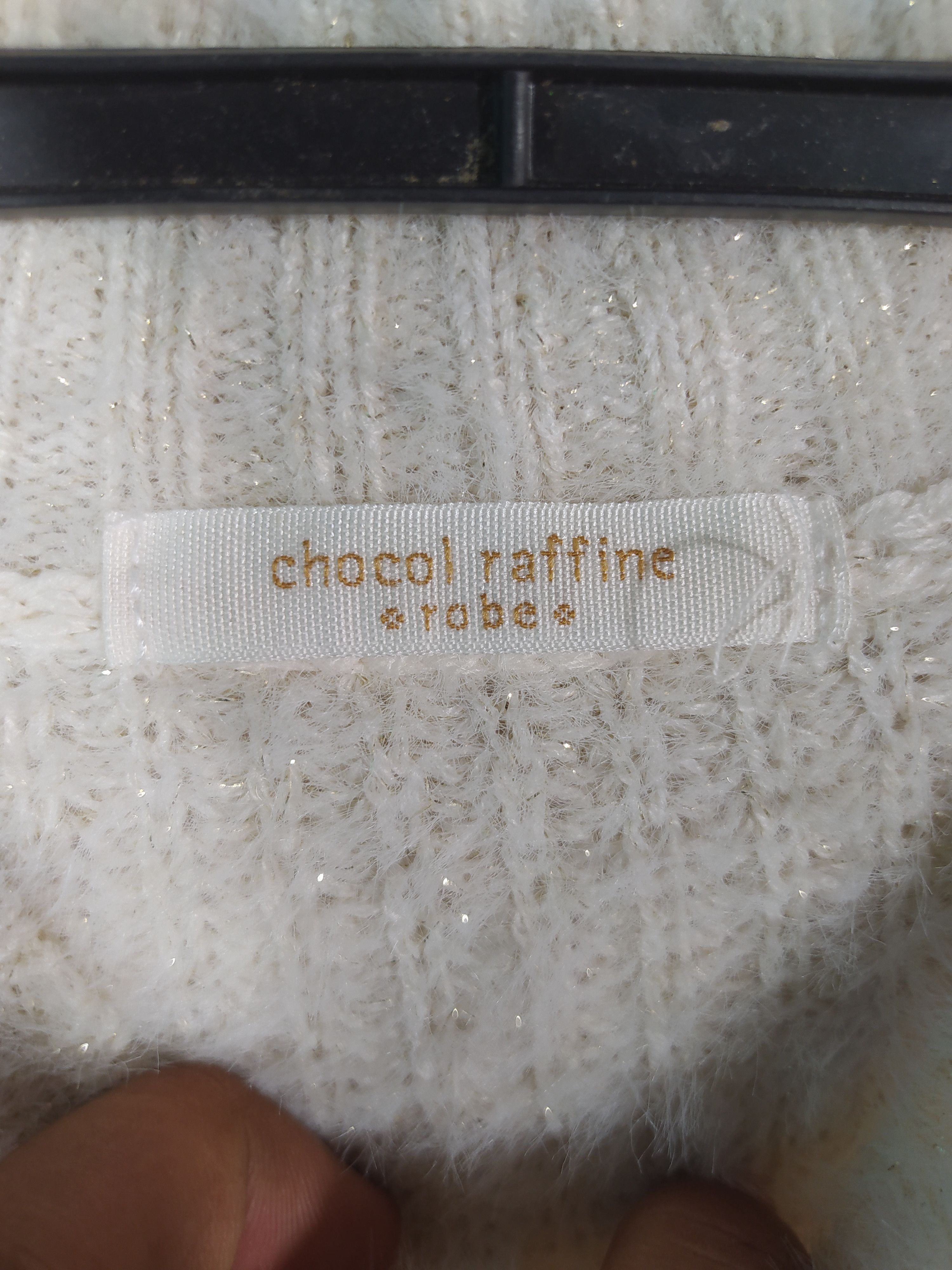 Aran Isles Knitwear × Homespun Knitwear × Japanese Brand chocol raffine knit fleece hair Size US M / EU 48-50 / 2 - 8 Thumbnail