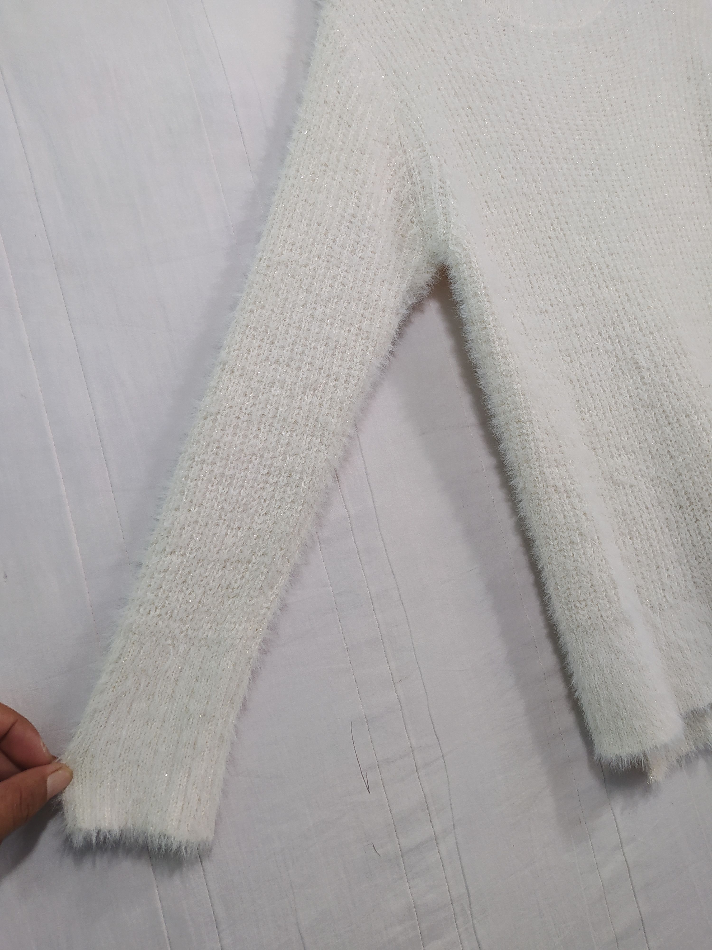 Aran Isles Knitwear × Homespun Knitwear × Japanese Brand chocol raffine knit fleece hair Size US M / EU 48-50 / 2 - 4 Thumbnail