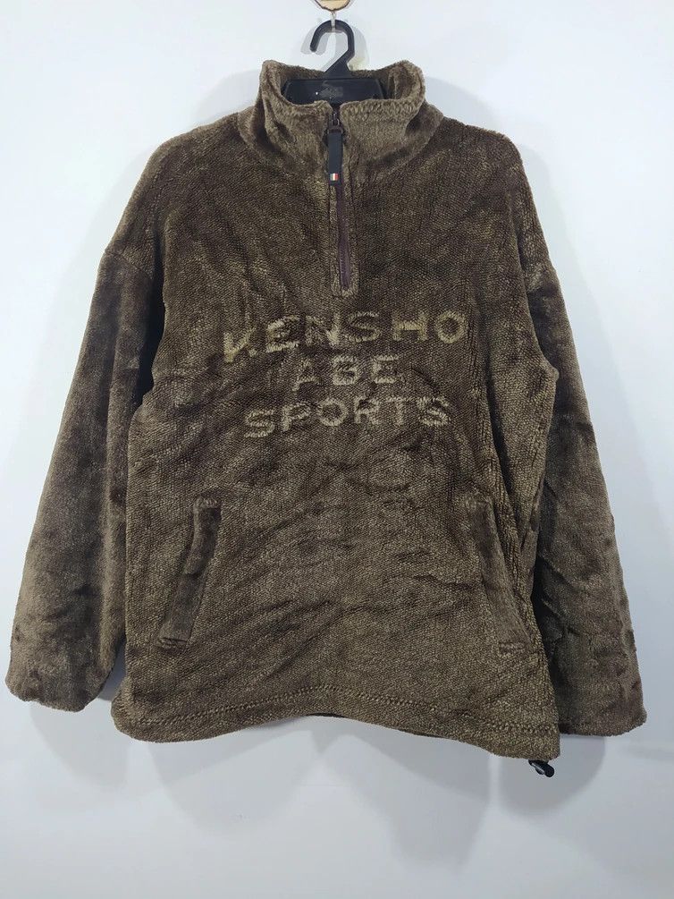Kensho Abe × Vintage Vintage kensho abe fleece Drawstring Hem Size US L / EU 52-54 / 3 - 1 Thumbnail