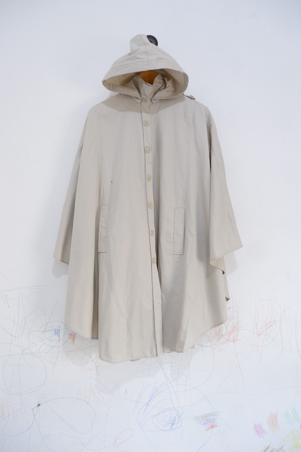 Lemaire Vintage LEMAIRE Poncho Cloak Size US M / EU 48-50 / 2 - 1 Thumbnail