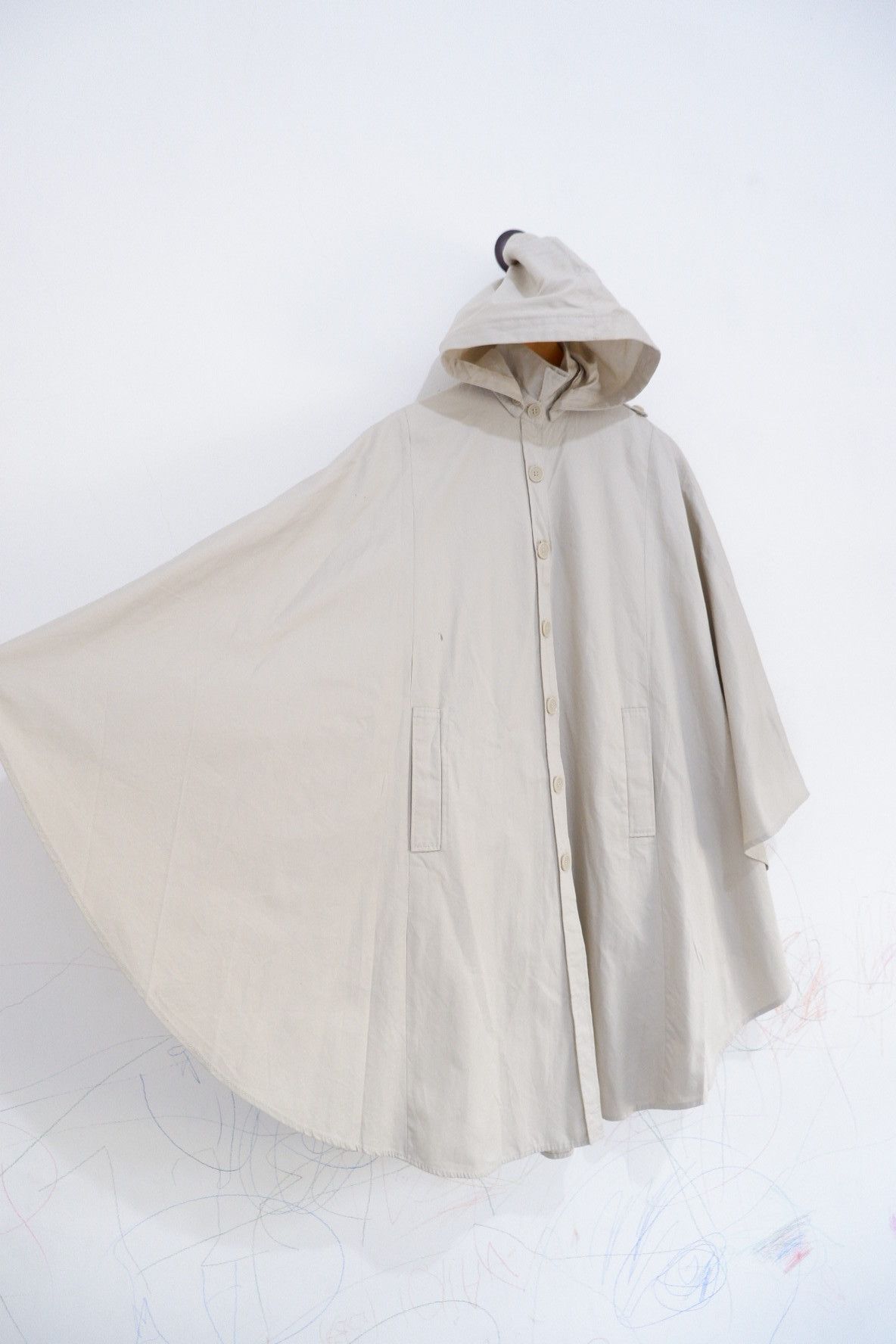 Lemaire Vintage LEMAIRE Poncho Cloak Size US M / EU 48-50 / 2 - 2 Thumbnail