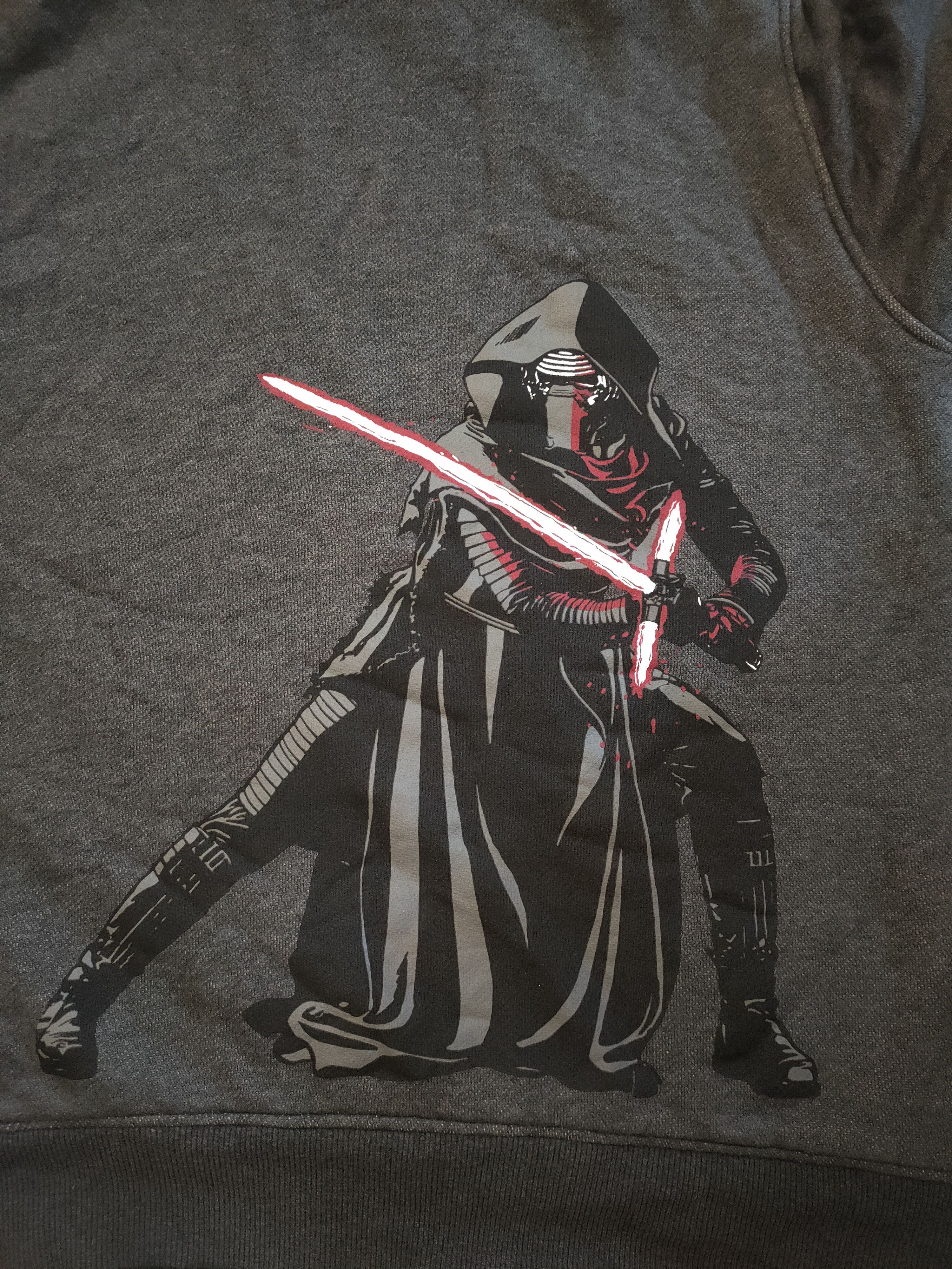 Japanese Brand × Star Wars Vintage Star Wars Big Print Fleece Zipup Hoodie Sweatshirt Size US XL / EU 56 / 4 - 1 Thumbnail