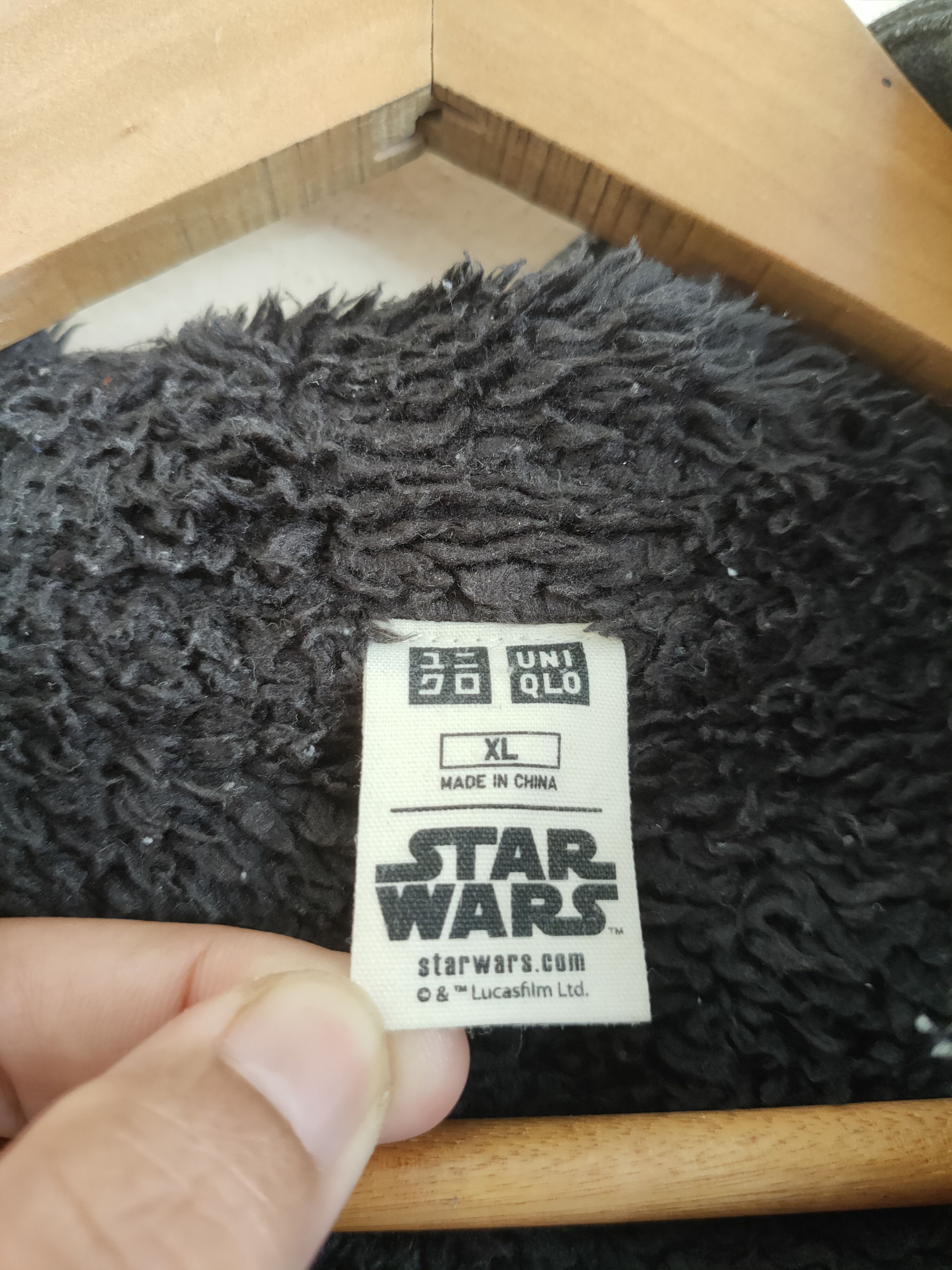 Japanese Brand × Star Wars Vintage Star Wars Big Print Fleece Zipup Hoodie Sweatshirt Size US XL / EU 56 / 4 - 8 Thumbnail