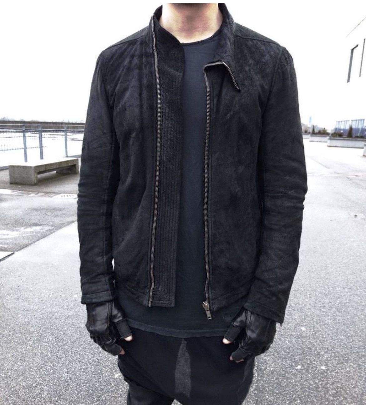 Rick Owens RO Archive F/W2009 ‘Crust’ Blistered Mollino Leather Size US S / EU 44-46 / 1 - 2 Thumbnail