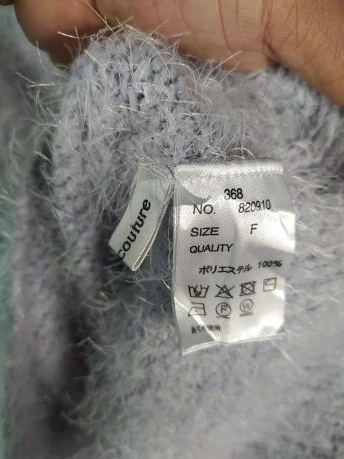 Aran Isles Knitwear × Homespun Knitwear × Japanese Brand Cropped knit Mohair fleece Natural couture Size US M / EU 48-50 / 2 - 10 Thumbnail