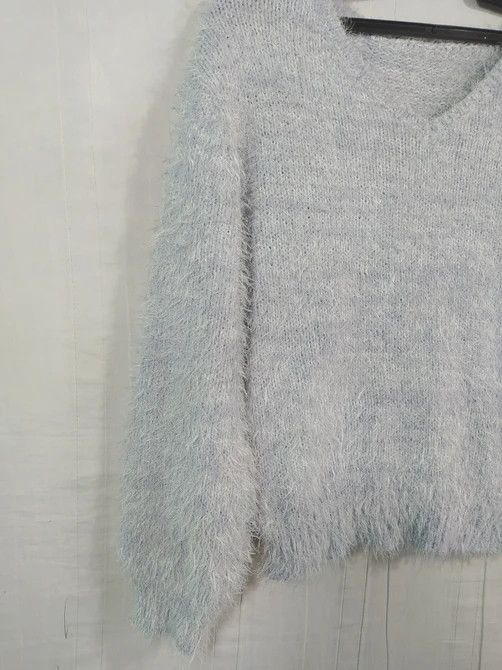 Aran Isles Knitwear × Homespun Knitwear × Japanese Brand Cropped knit Mohair fleece Natural couture Size US M / EU 48-50 / 2 - 4 Thumbnail