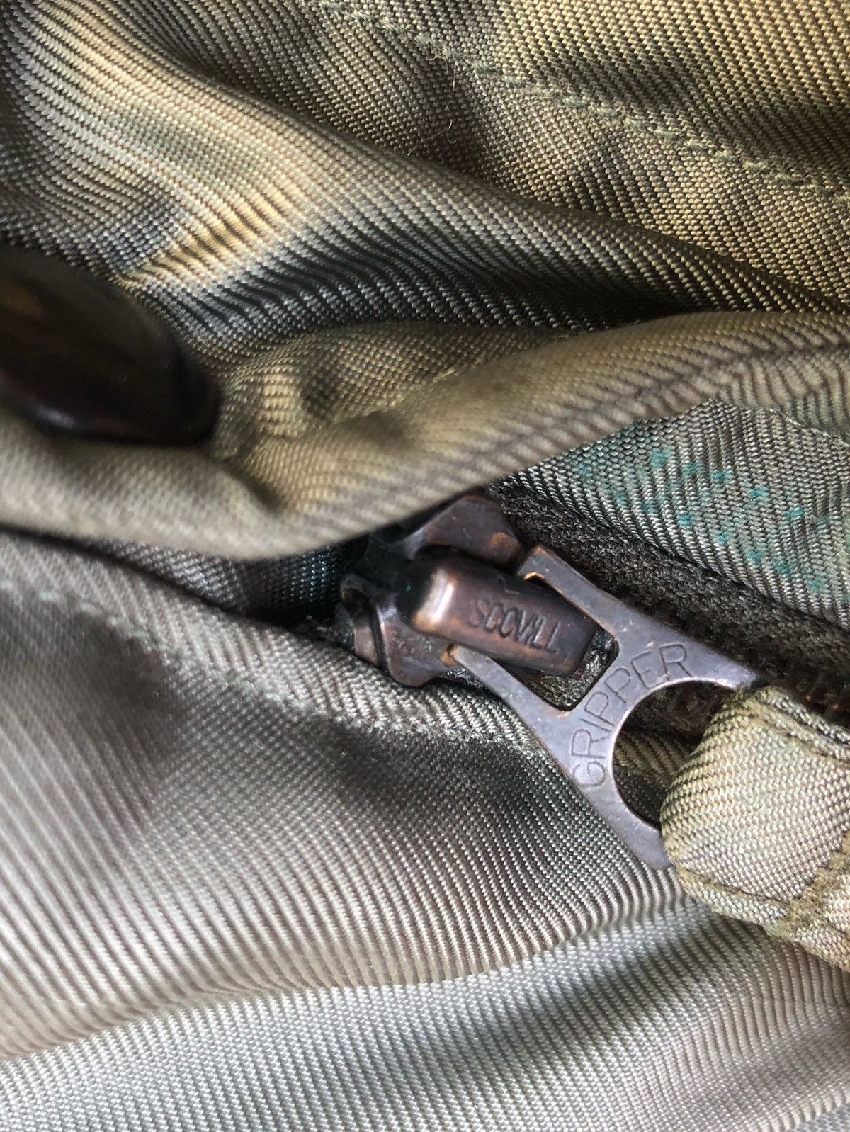 Alpha Industries Vintage 1960’s Scovill Gripper Zip Army Air Force Size US 28 / EU 44 - 7 Thumbnail