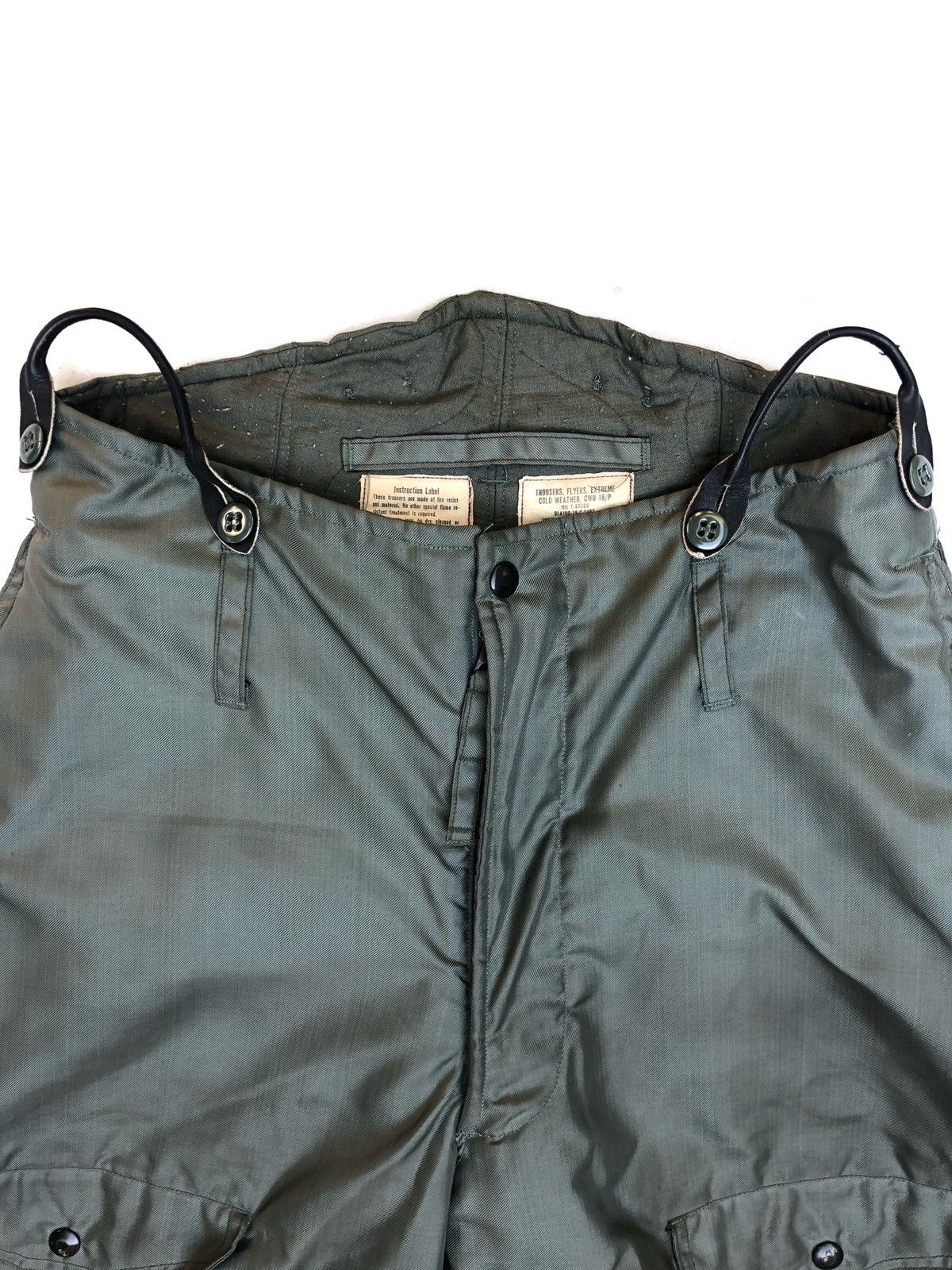 Alpha Industries Vintage 1960’s Scovill Gripper Zip Army Air Force Size US 28 / EU 44 - 4 Thumbnail