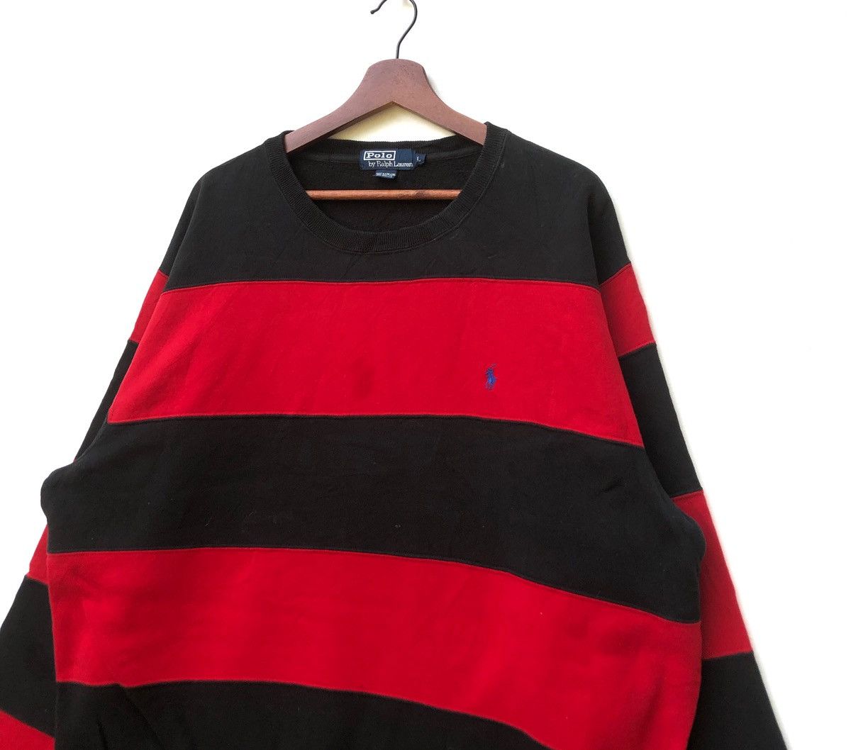 Polo Ralph Lauren × Vintage Vintage Polo Ralph Lauren Crewneck Size US L / EU 52-54 / 3 - 3 Thumbnail