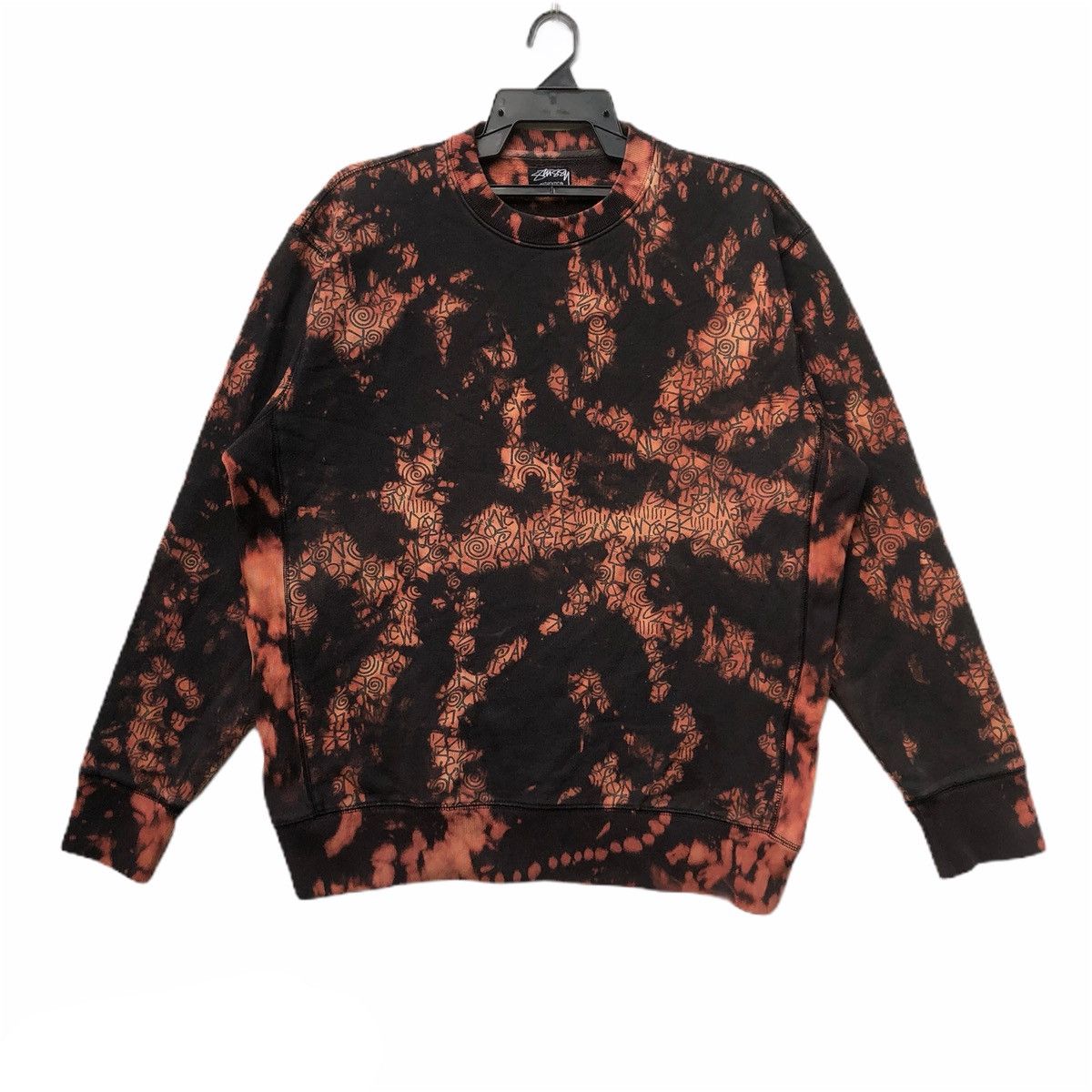 Stussy Vintage Stussy Custom Made Acid Wash Sweatshirt Size US L / EU 52-54 / 3 - 1 Thumbnail