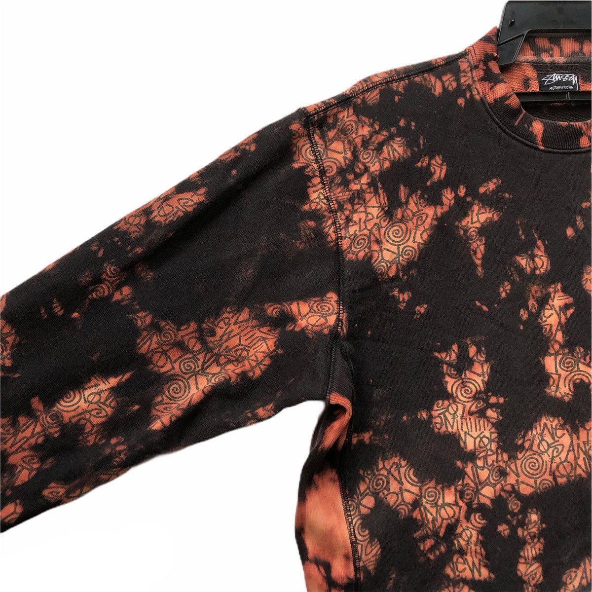 Stussy Vintage Stussy Custom Made Acid Wash Sweatshirt Size US L / EU 52-54 / 3 - 4 Thumbnail