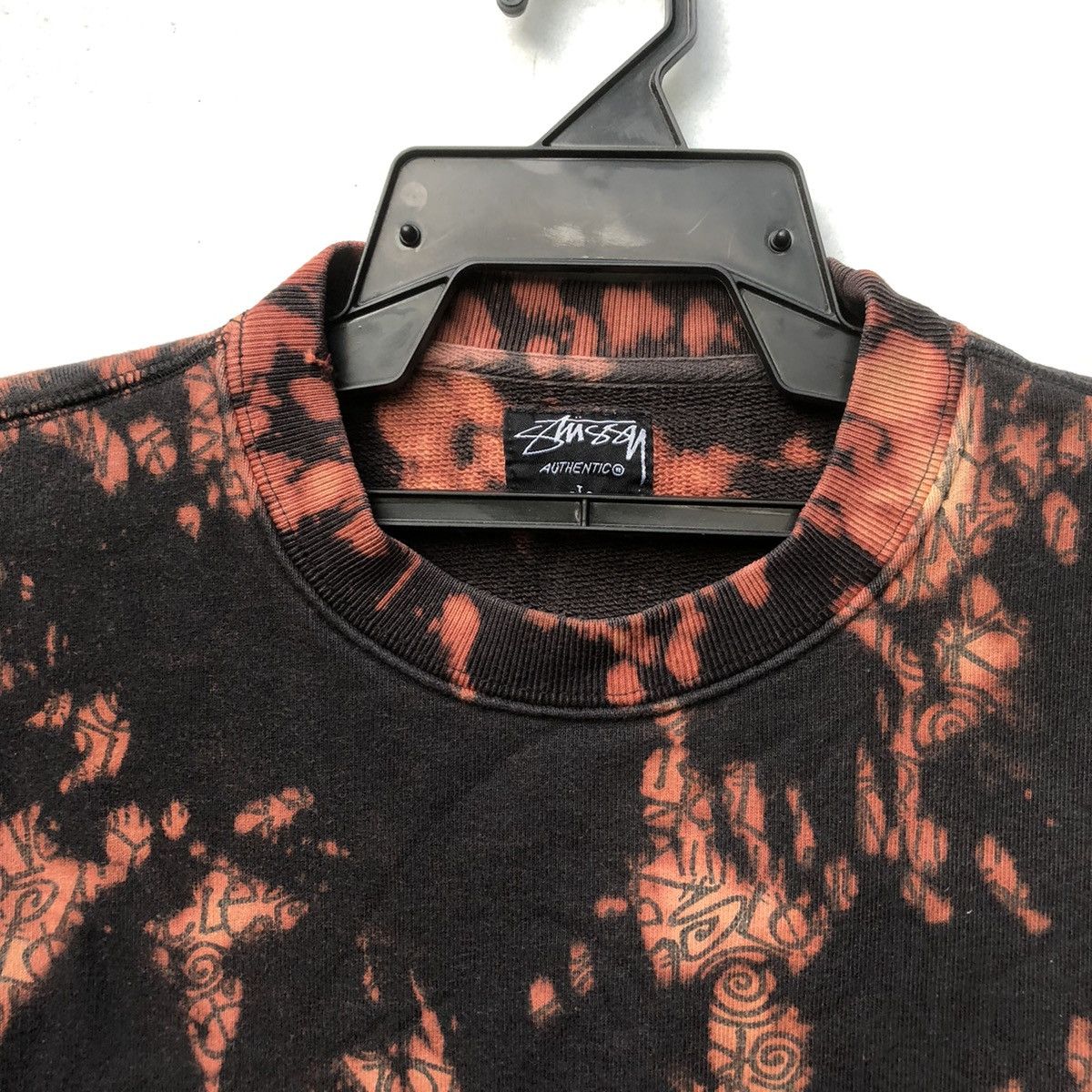 Stussy Vintage Stussy Custom Made Acid Wash Sweatshirt Size US L / EU 52-54 / 3 - 7 Thumbnail