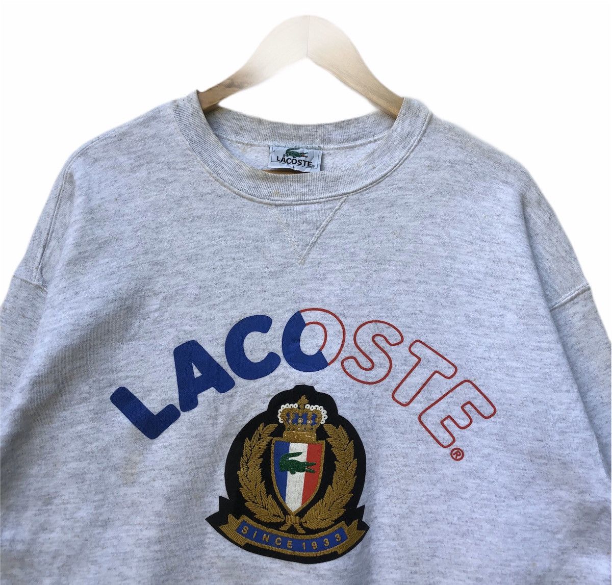 Lacoste × Vintage Vintage Lacoste Sportswear Crewneck Size US L / EU 52-54 / 3 - 2 Thumbnail