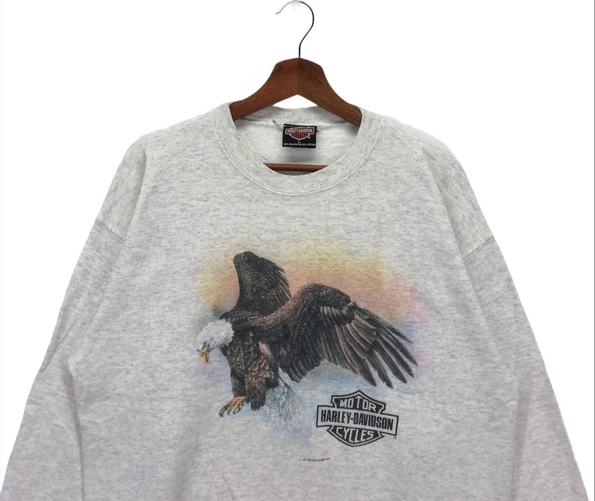 Harley Davidson × Vintage Vintage 90s Harley Davidson Harley Davidson Native American Size US L / EU 52-54 / 3 - 3 Thumbnail