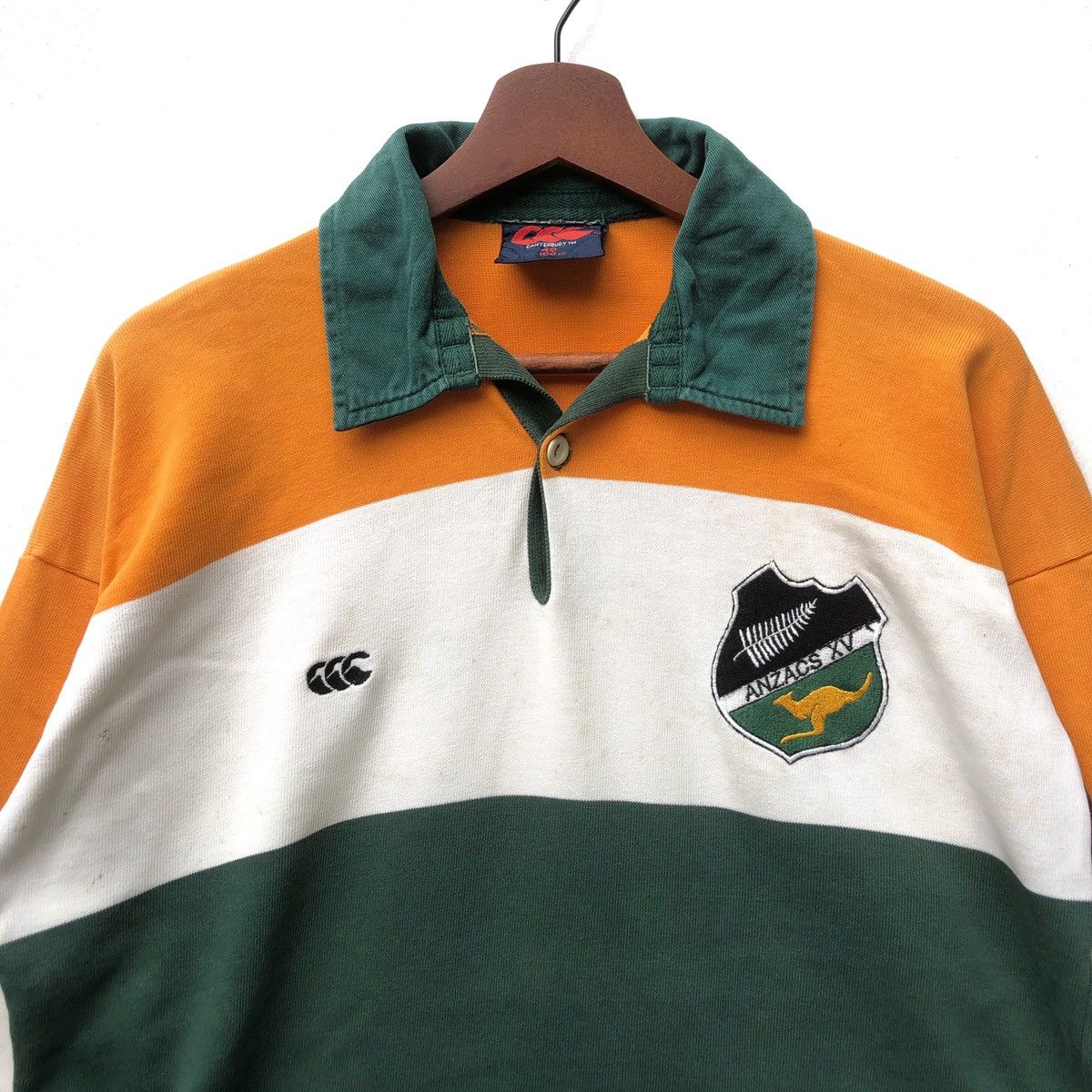 Canterbury of New Zealand × Vintage Vintage Canterbury Anzacs Collar Rugby Size US M / EU 48-50 / 2 - 2 Thumbnail