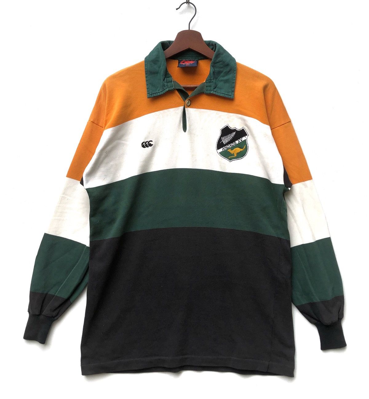 Canterbury of New Zealand × Vintage Vintage Canterbury Anzacs Collar Rugby Size US M / EU 48-50 / 2 - 1 Thumbnail