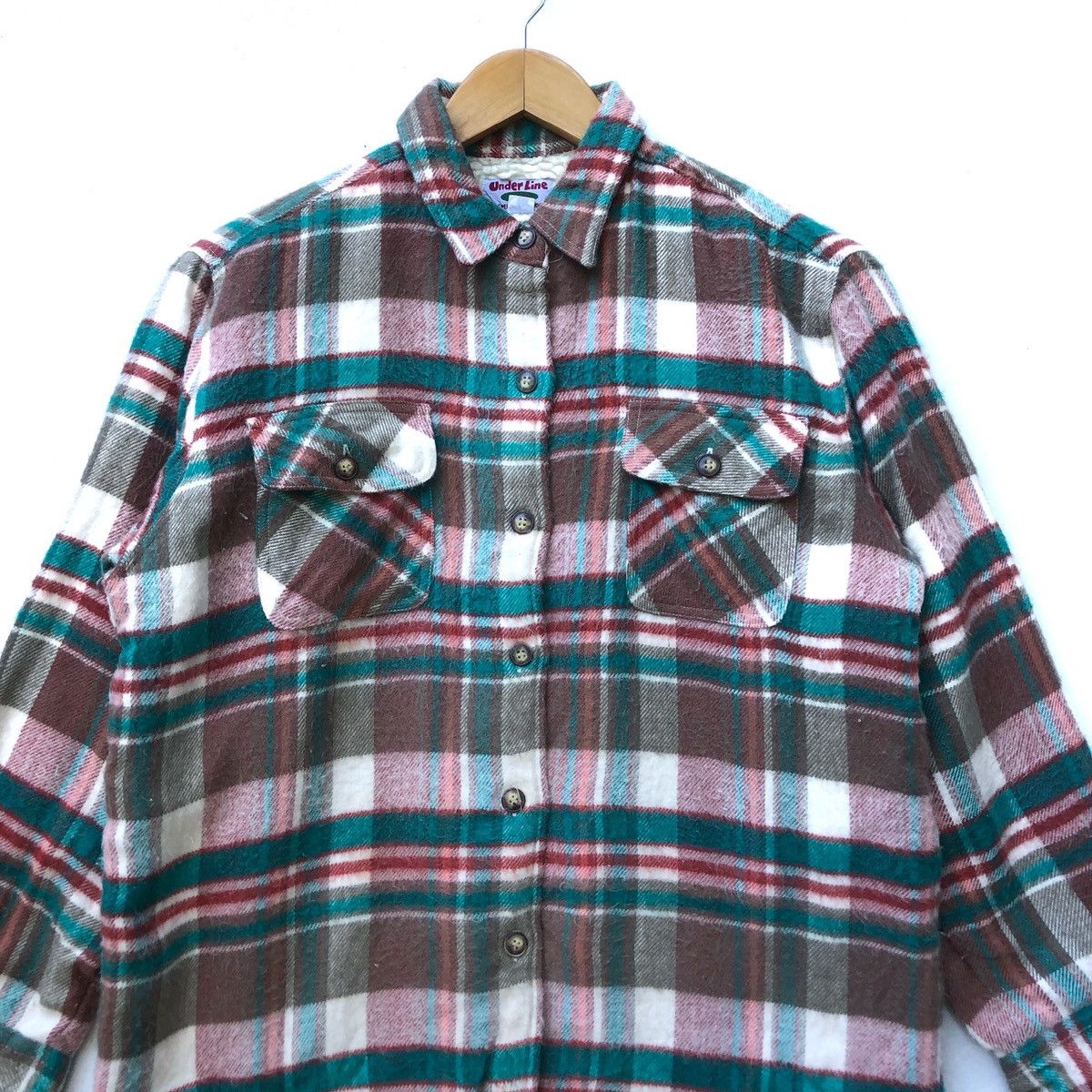 Designer × Flannel × Vintage VINTAGE FLANNEL UNDER LINE SPECIAL VERSION CHECKED Size US S / EU 44-46 / 1 - 2 Thumbnail