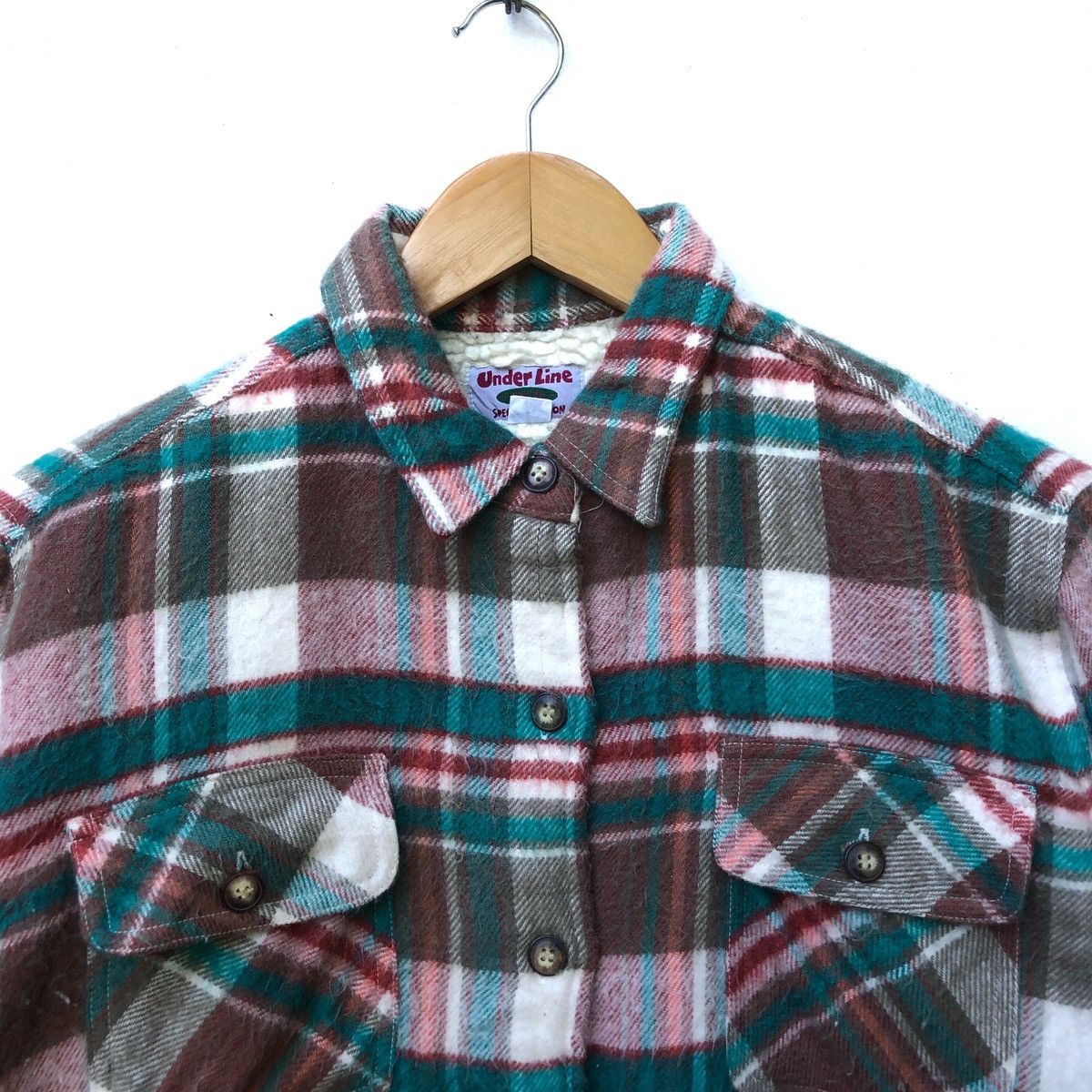 Designer × Flannel × Vintage VINTAGE FLANNEL UNDER LINE SPECIAL VERSION CHECKED Size US S / EU 44-46 / 1 - 3 Thumbnail