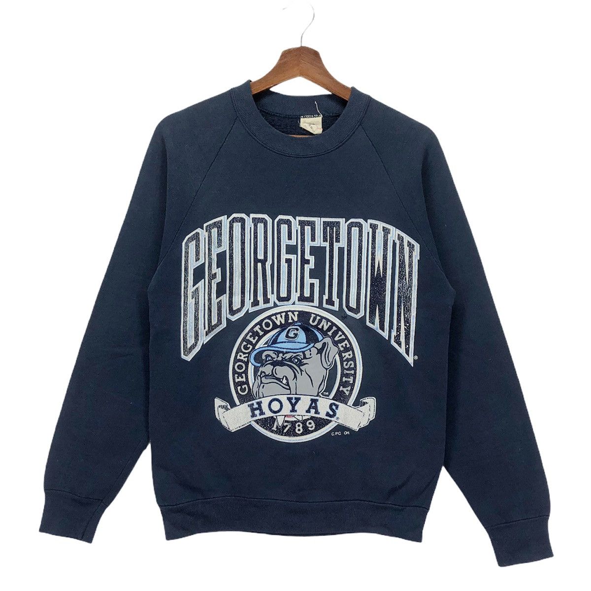 Vintage Vintage 90s Georgetown University College Crewneck Size US M / EU 48-50 / 2 - 1 Thumbnail