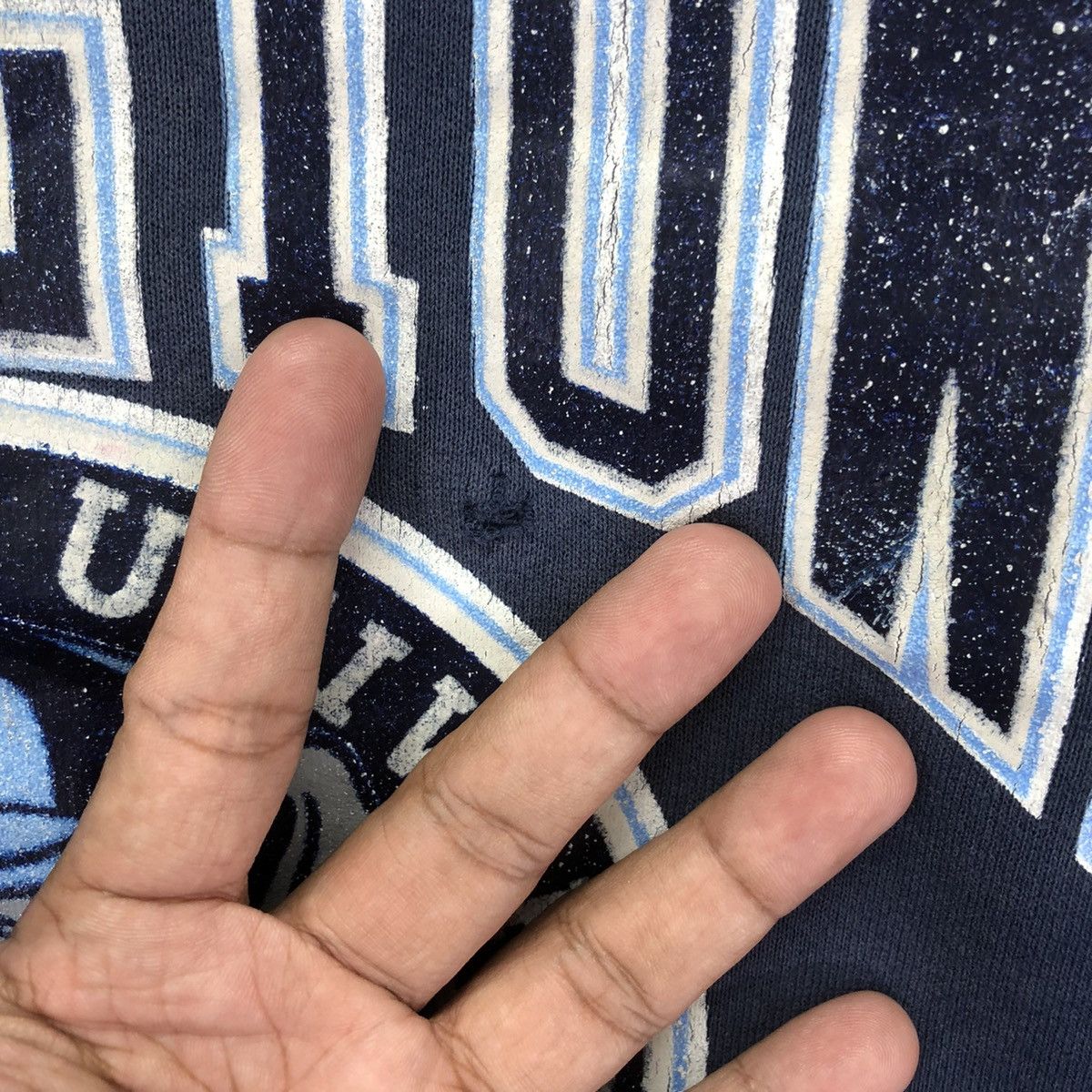Vintage Vintage 90s Georgetown University College Crewneck Size US M / EU 48-50 / 2 - 5 Thumbnail