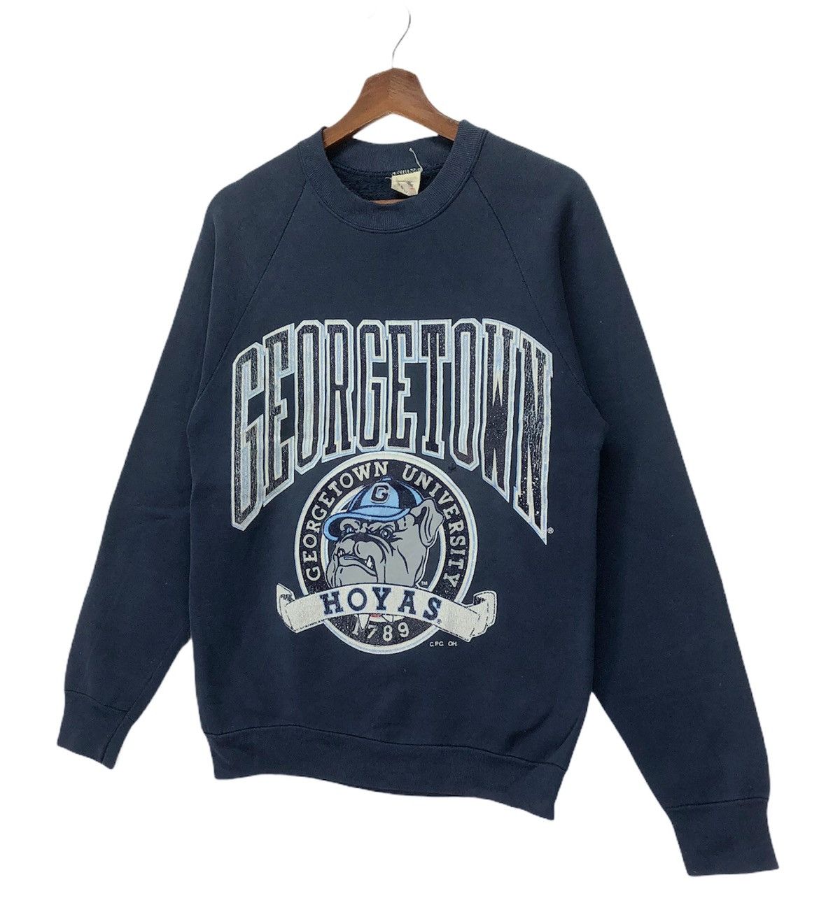 Vintage Vintage 90s Georgetown University College Crewneck Size US M / EU 48-50 / 2 - 2 Thumbnail