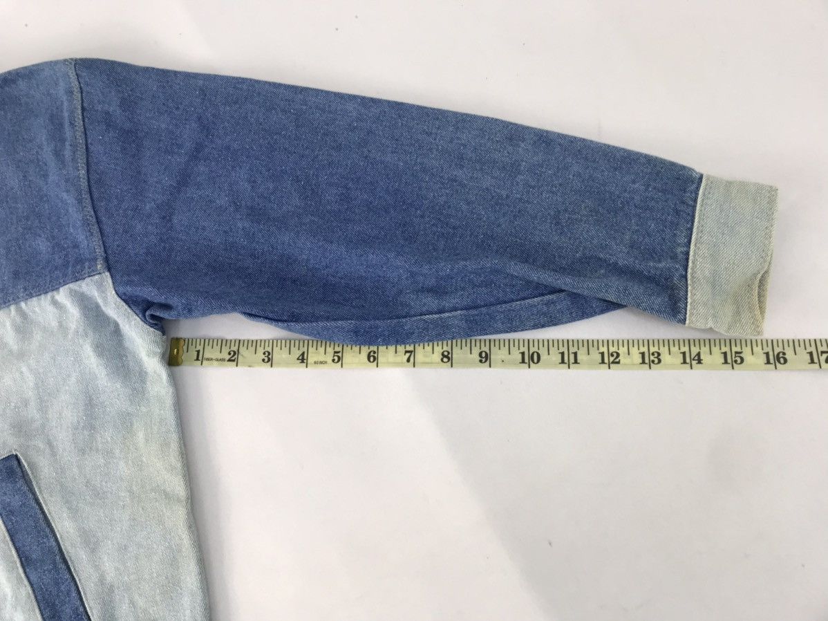 PERSON'S Big Person Cut & Sewn Denim Patchworks Jacket Zipper Style Size US M / EU 48-50 / 2 - 9 Thumbnail