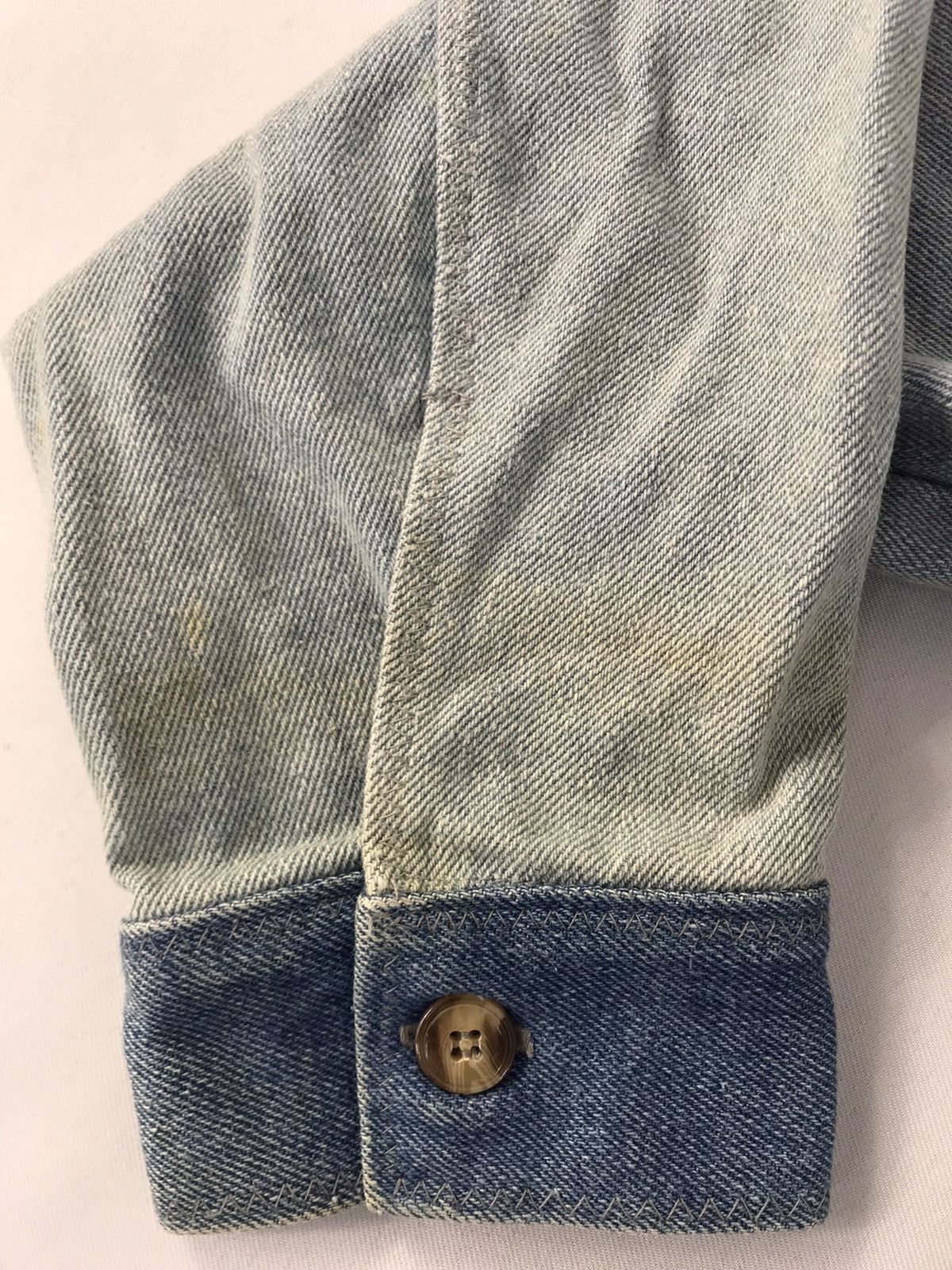 PERSON'S Big Person Cut & Sewn Denim Patchworks Jacket Zipper Style Size US M / EU 48-50 / 2 - 12 Thumbnail