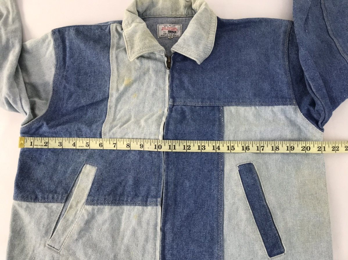 PERSON'S Big Person Cut & Sewn Denim Patchworks Jacket Zipper Style Size US M / EU 48-50 / 2 - 7 Thumbnail