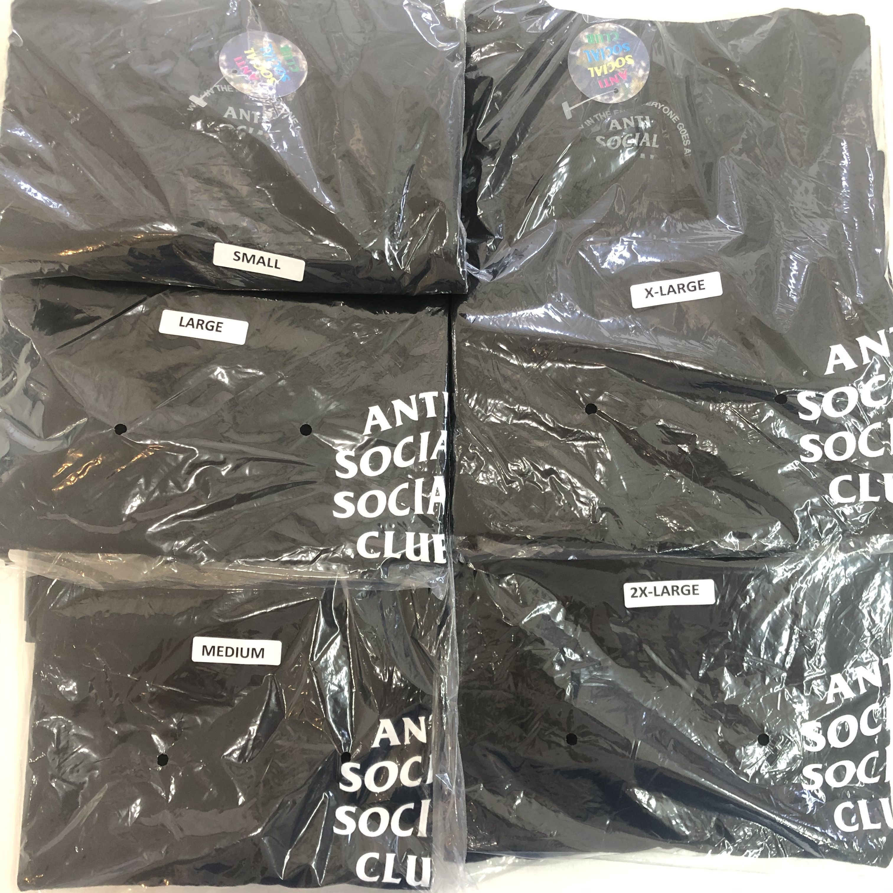 Anti Social Social Club DS White ASSC LOGO 2 Mind Games Classic Black Tee KITH BAPE Size US S / EU 44-46 / 1 - 7 Thumbnail